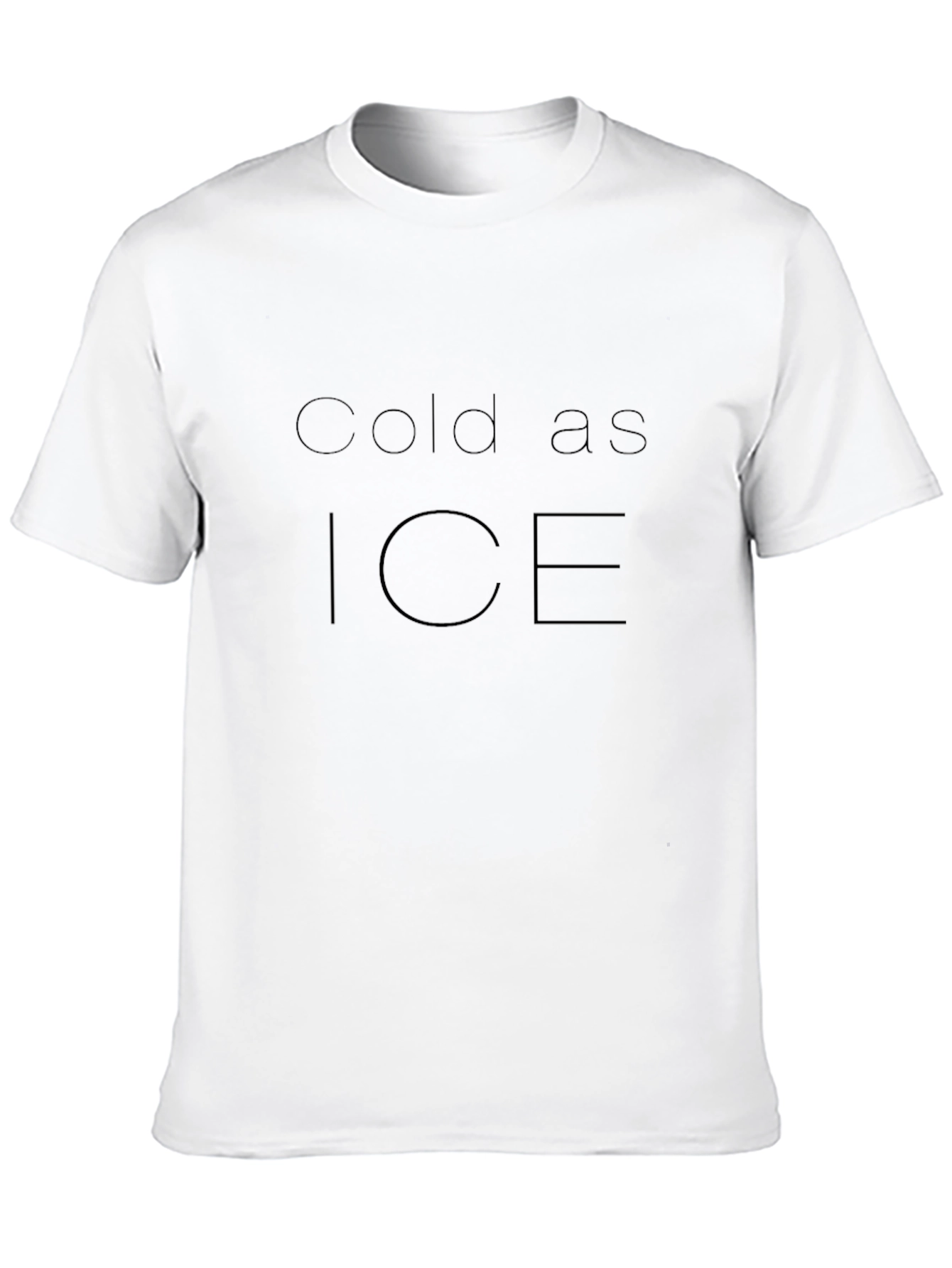 Cold as Ice Black T-Shirt