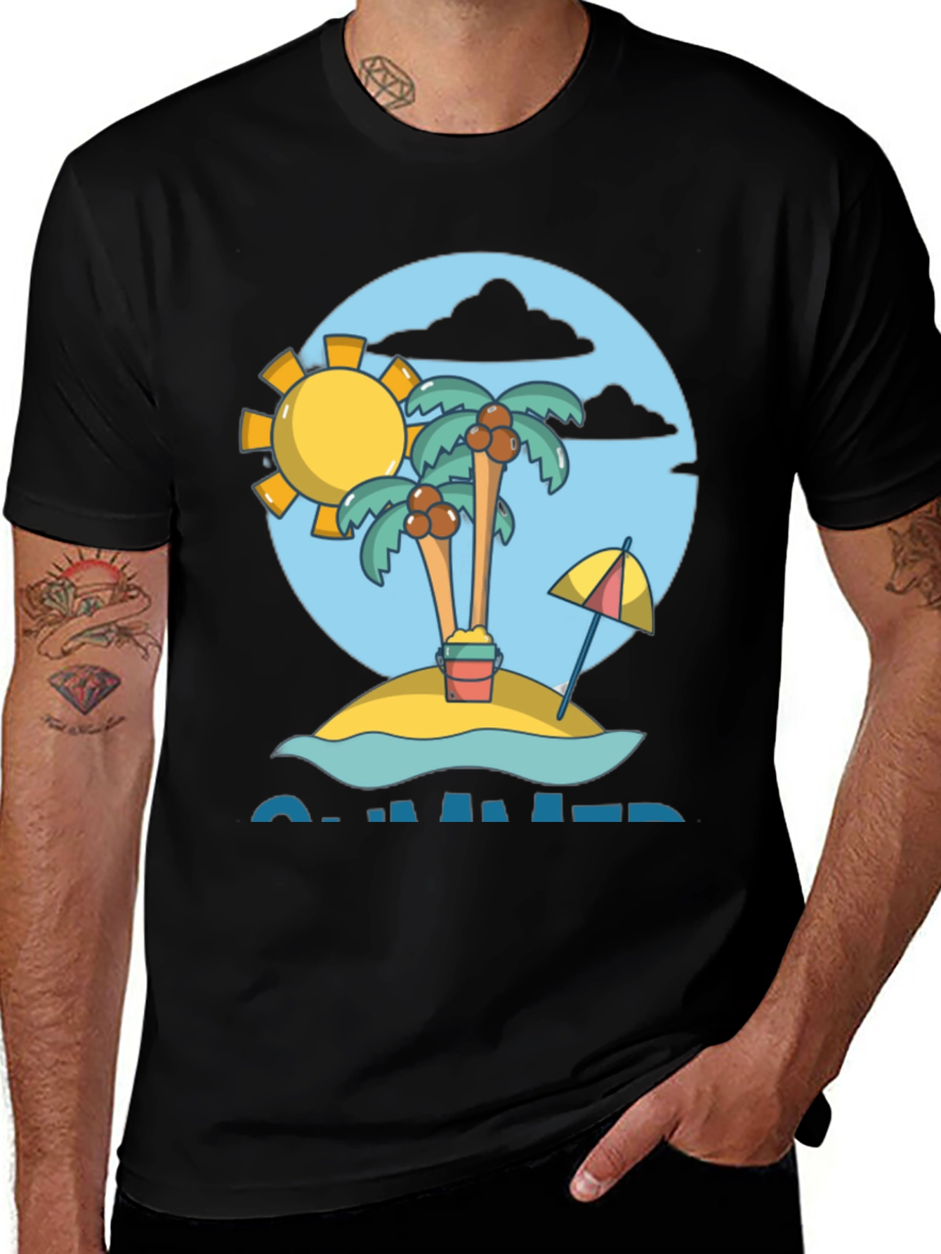 Summer Island Graphic T-Shirt