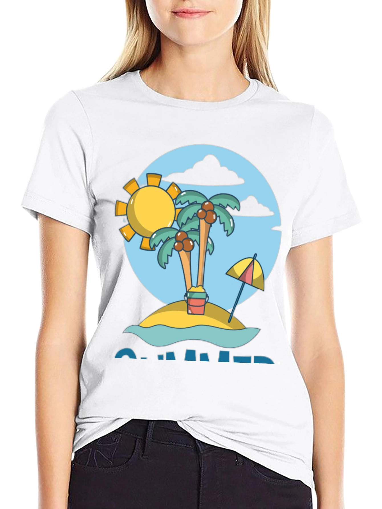 Summer Island Graphic T-Shirt