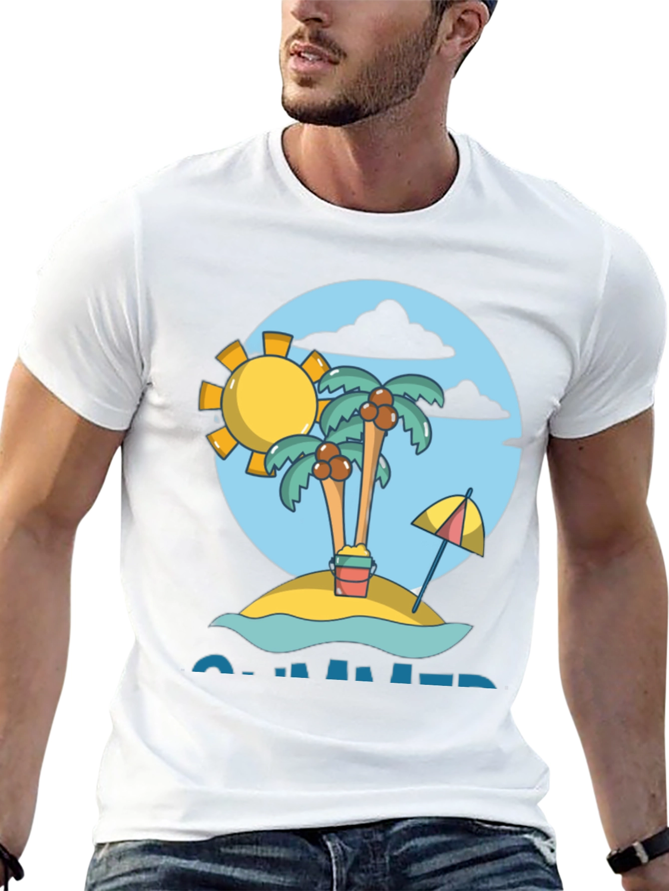 Summer Island Graphic T-Shirt
