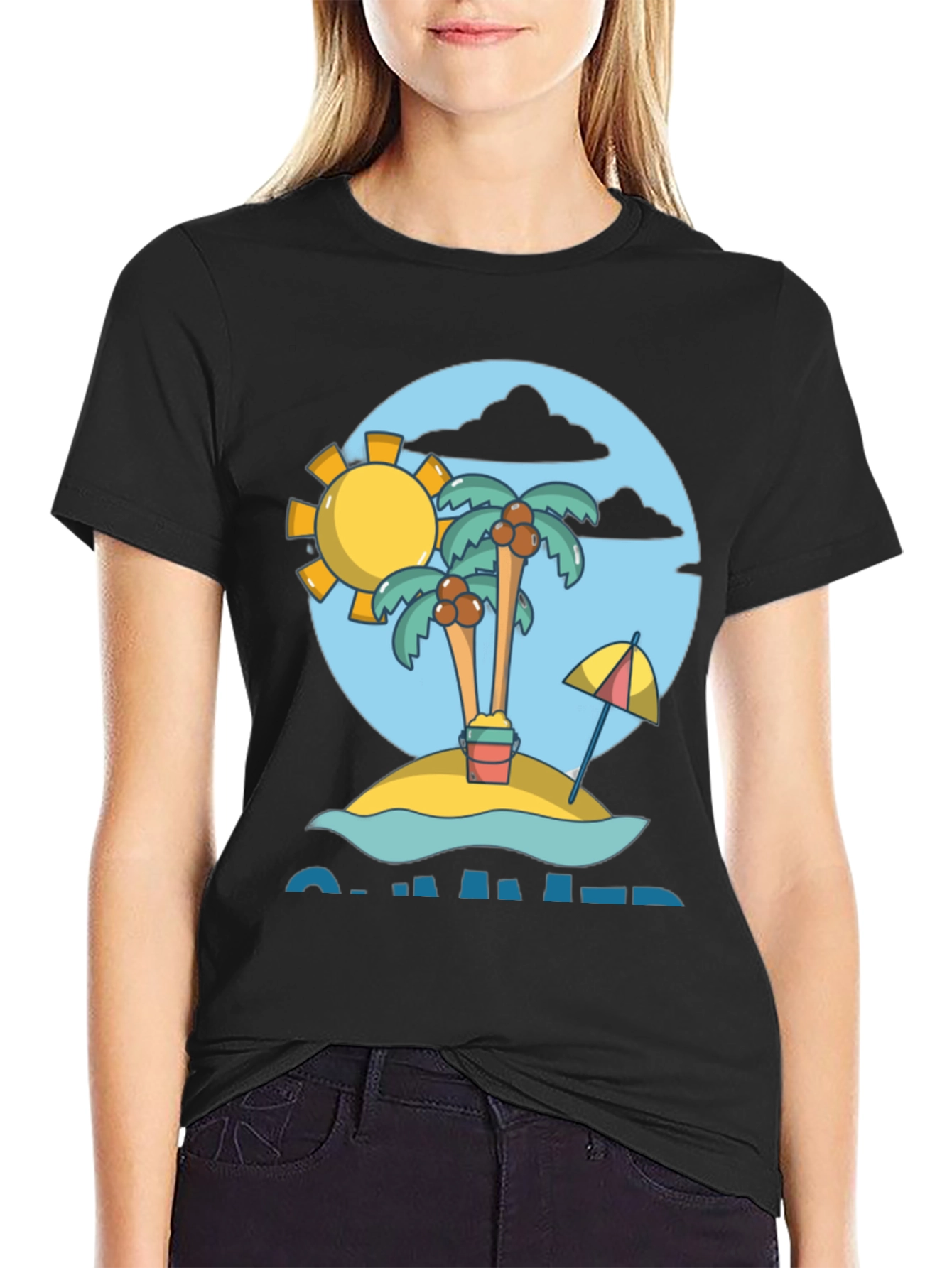 Summer Island Graphic T-Shirt