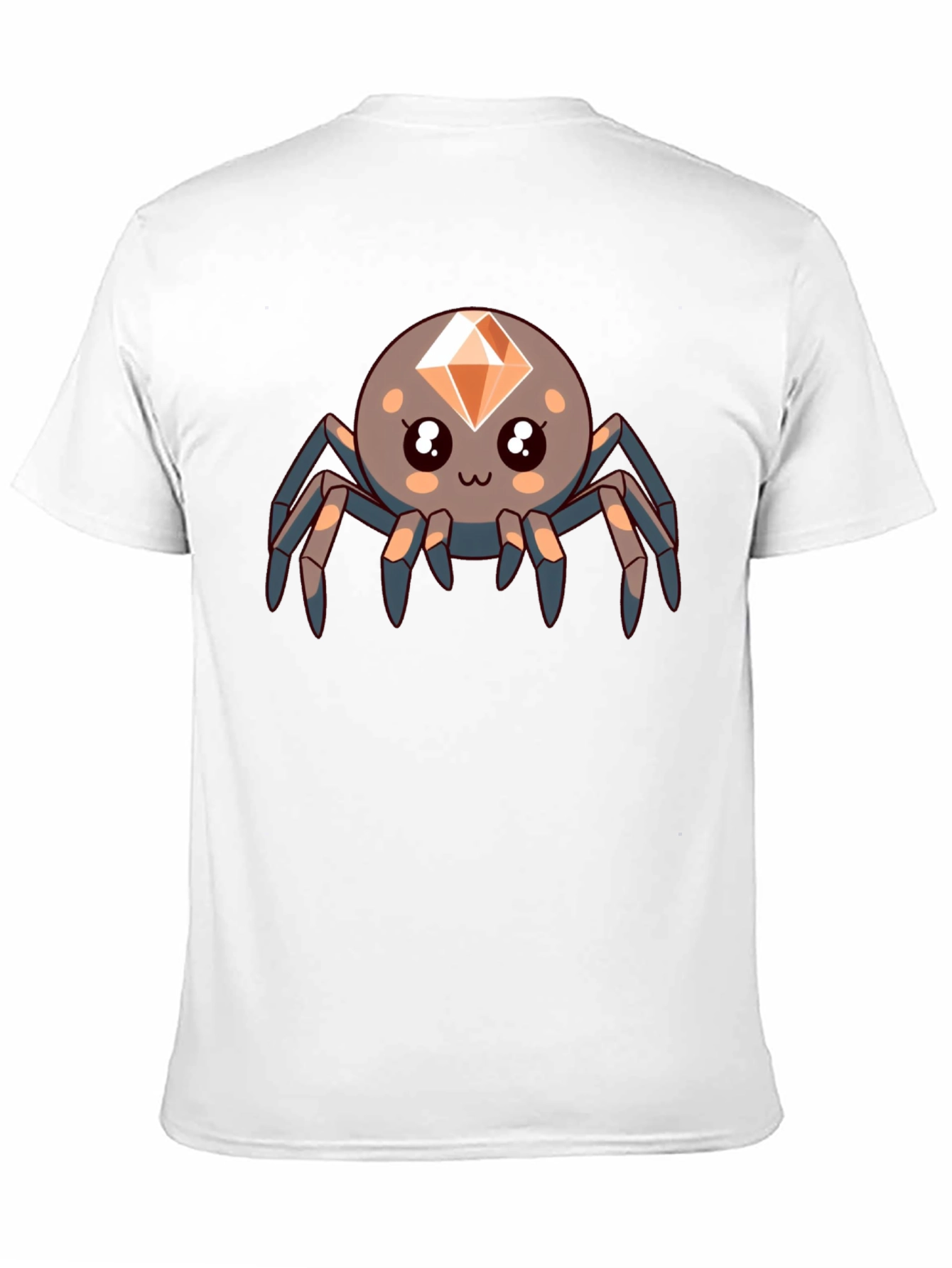Cute Diamond Spider Black T-Shirt