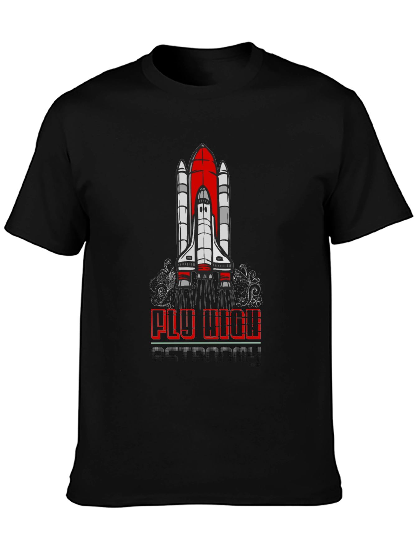Fly High T-Shirt - Space Shuttle Graphic Tee
