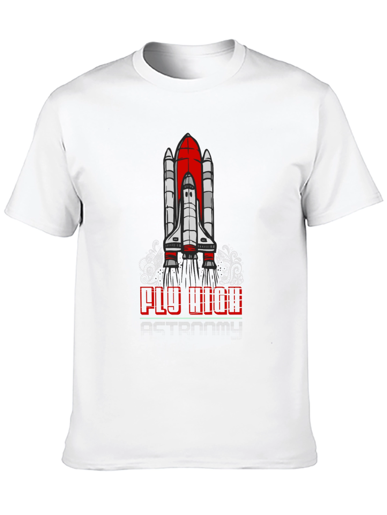 Fly High T-Shirt - Space Shuttle Graphic Tee