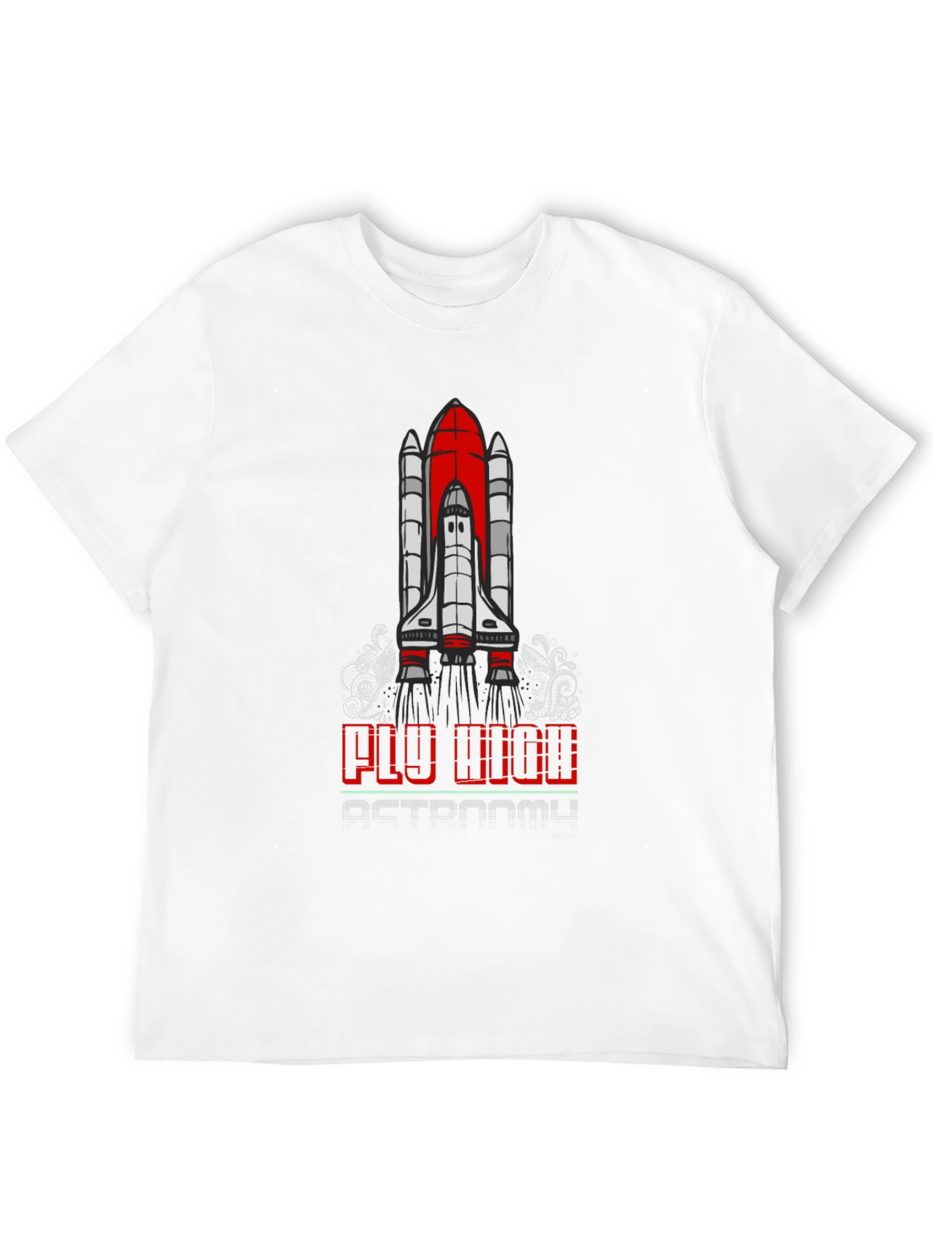 Fly High T-Shirt - Space Shuttle Graphic Tee