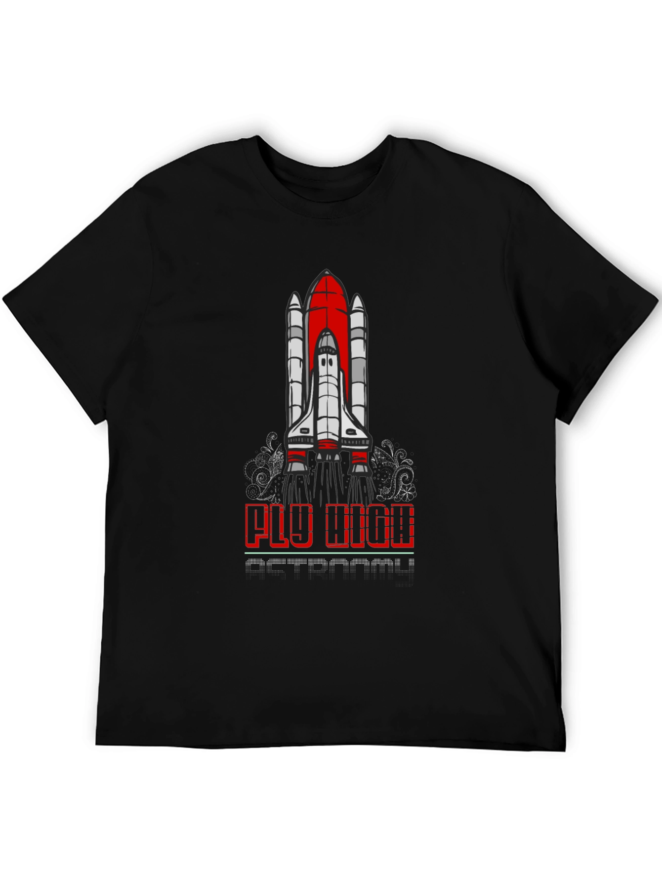 Fly High T-Shirt - Space Shuttle Graphic Tee