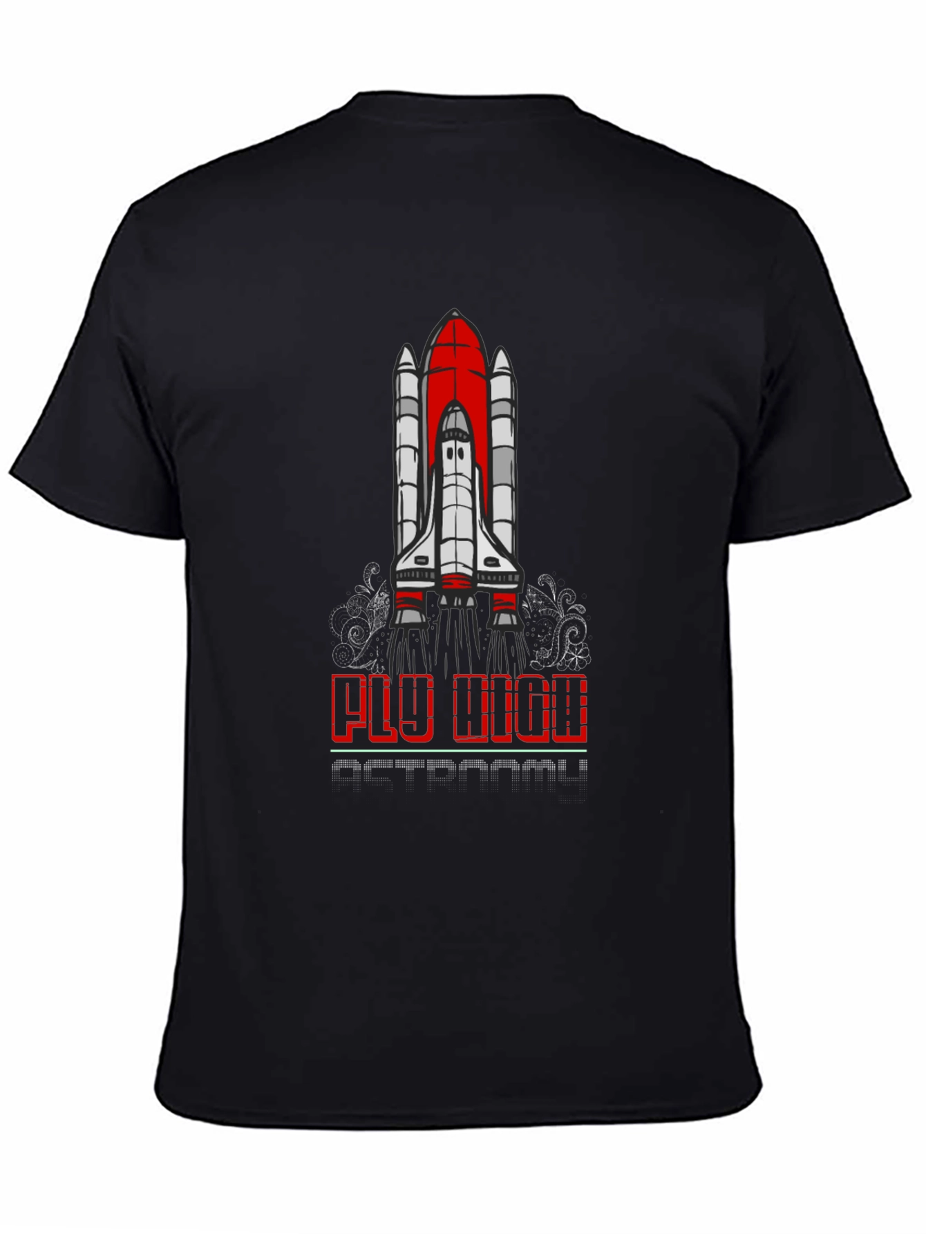 Fly High T-Shirt - Space Shuttle Graphic Tee