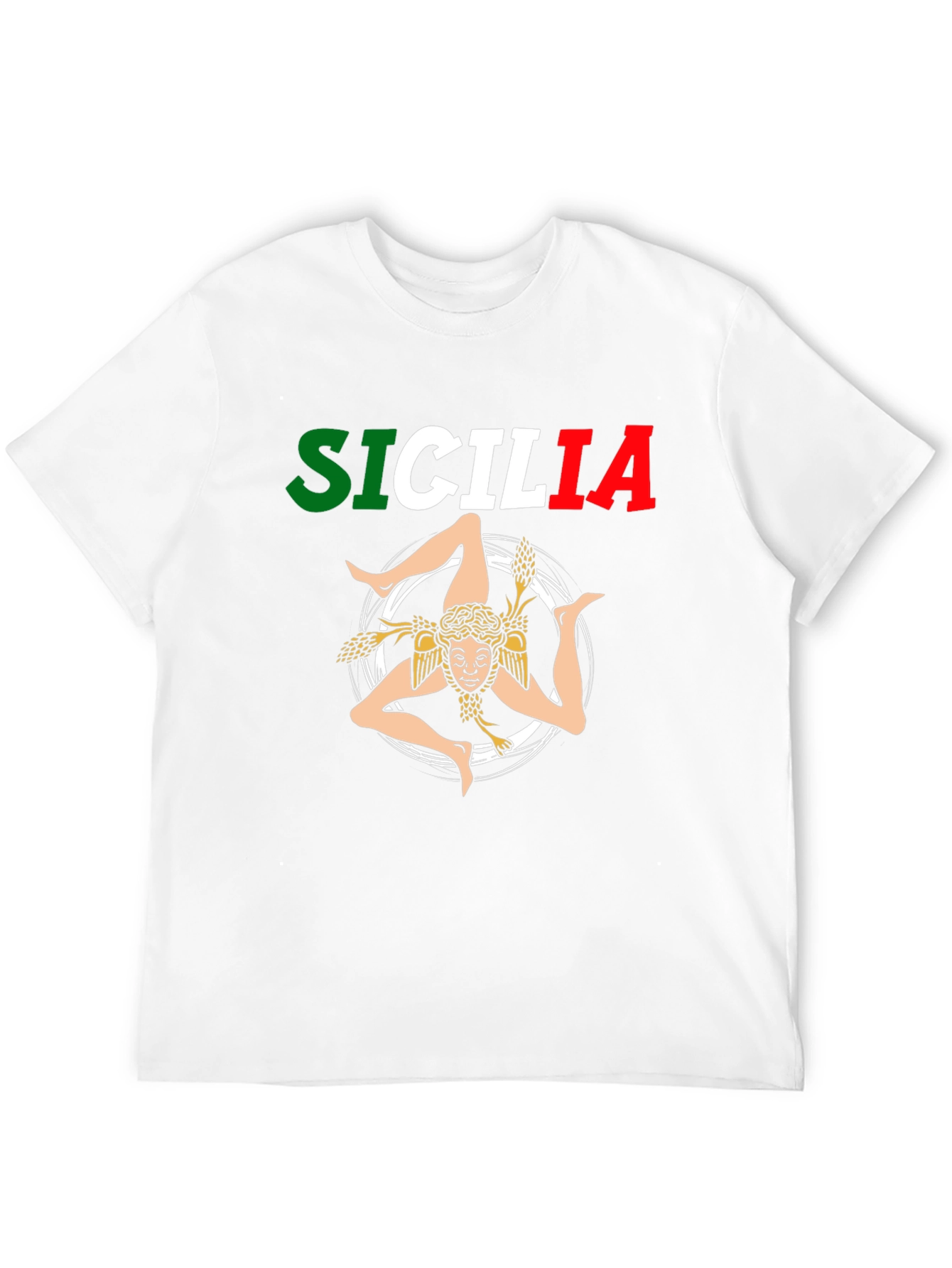 Sicilia T-Shirt Trinacria Graphic Italy Pride