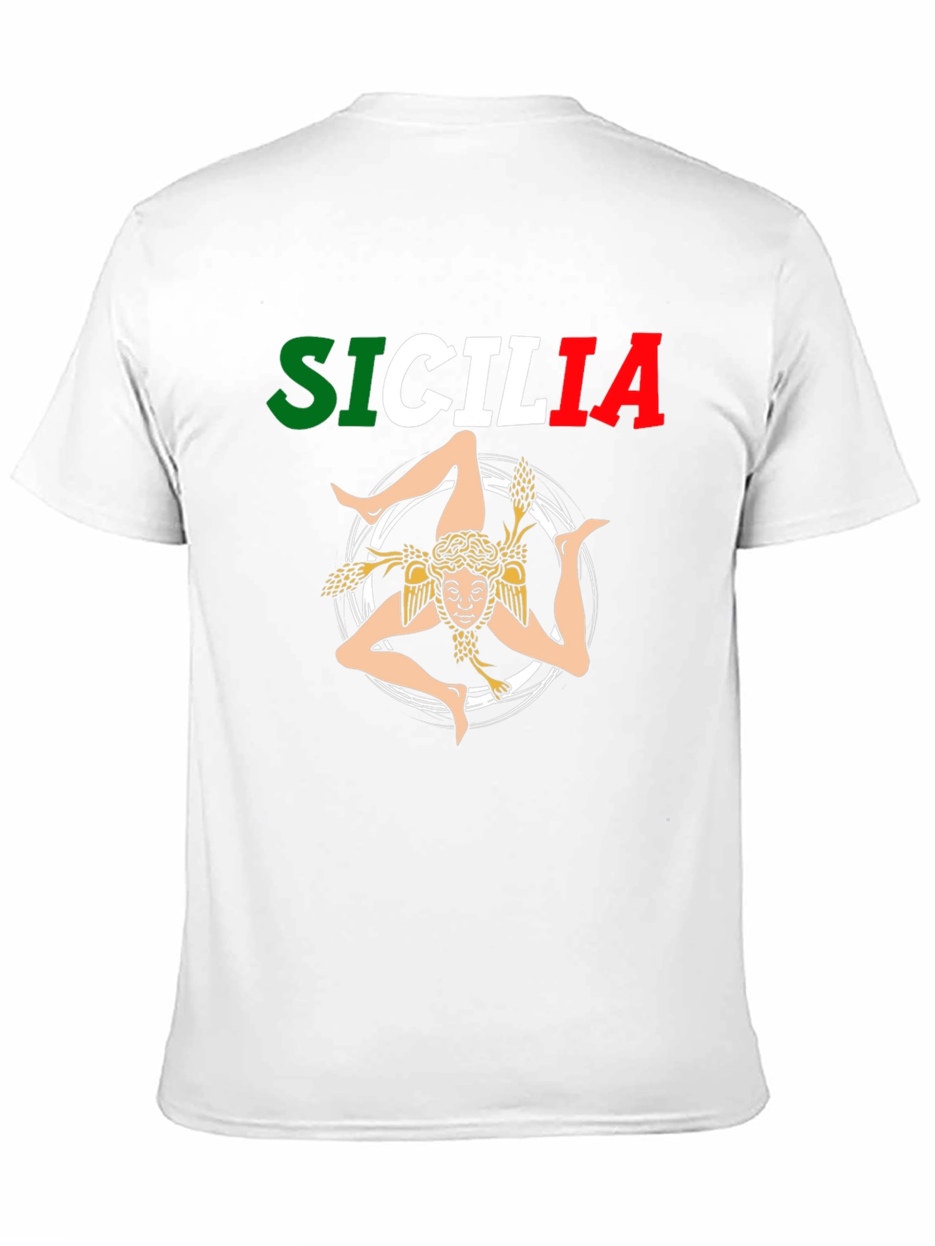 Sicilia T-Shirt Trinacria Graphic Italy Pride