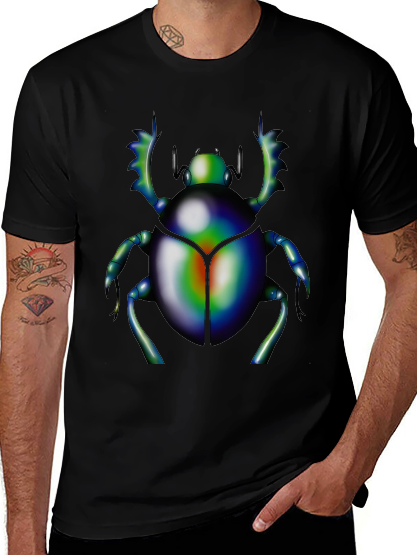 Rainbow Scarab Beetle T-Shirt