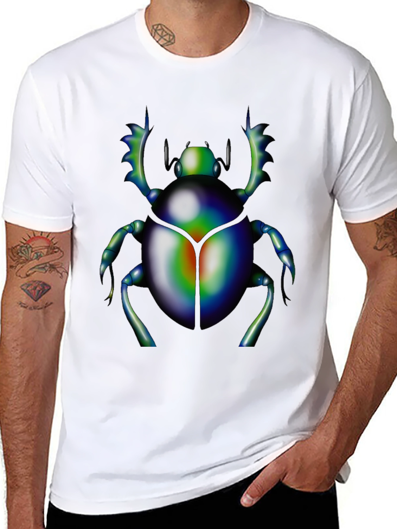 Rainbow Scarab Beetle T-Shirt