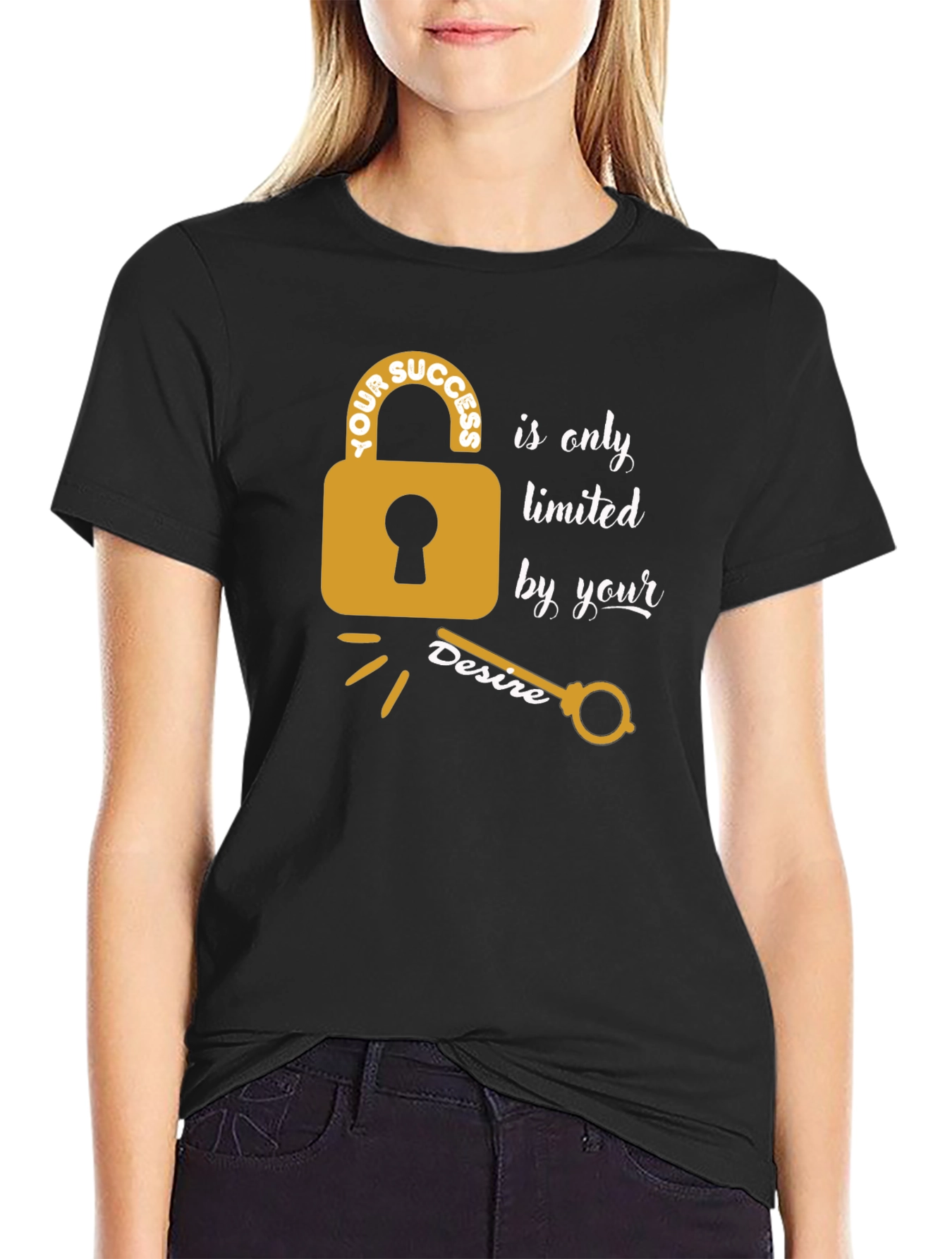 Unlock Your Potential T-Shirt - Motivational Design