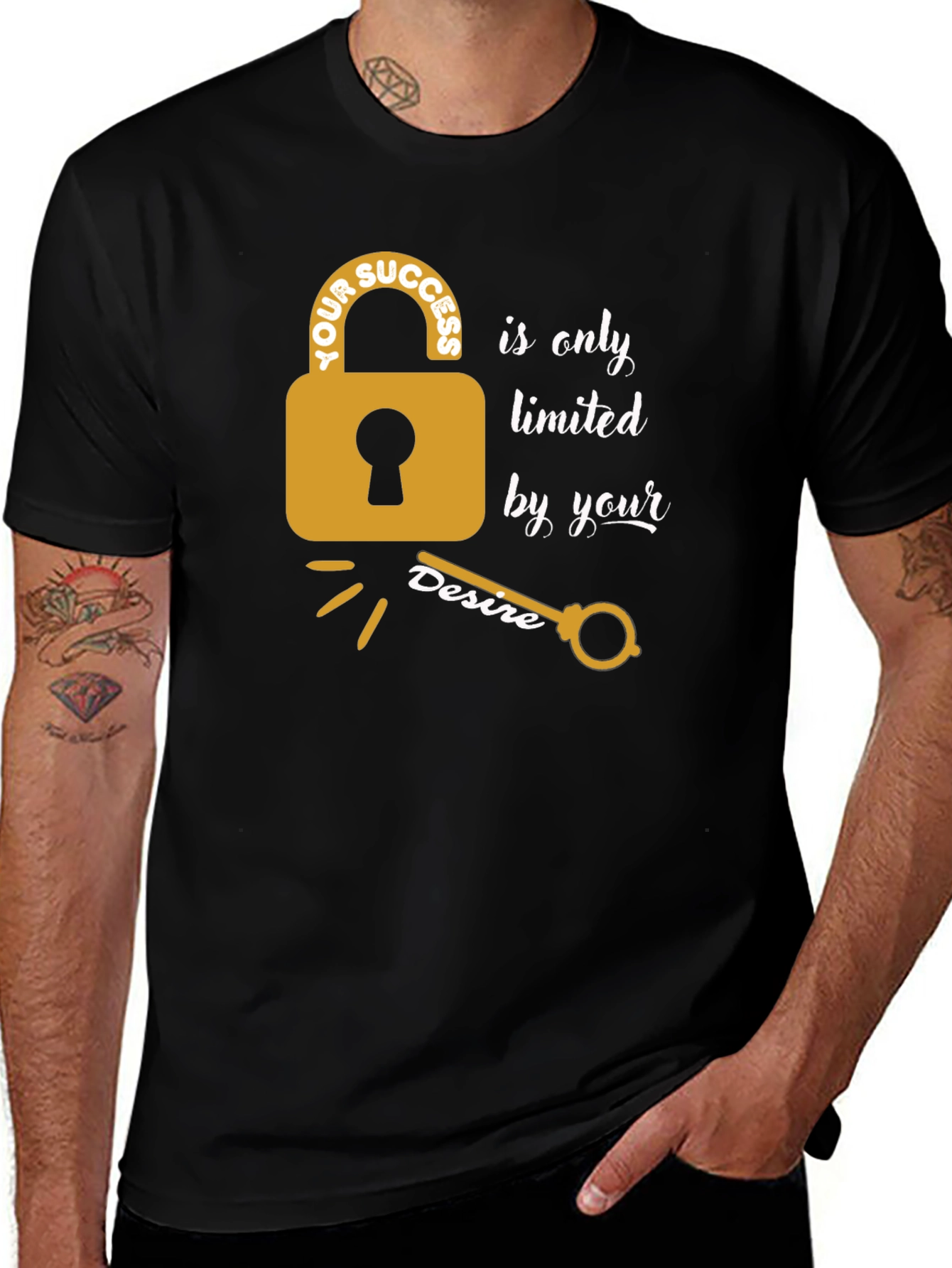 Unlock Your Potential T-Shirt - Motivational Design