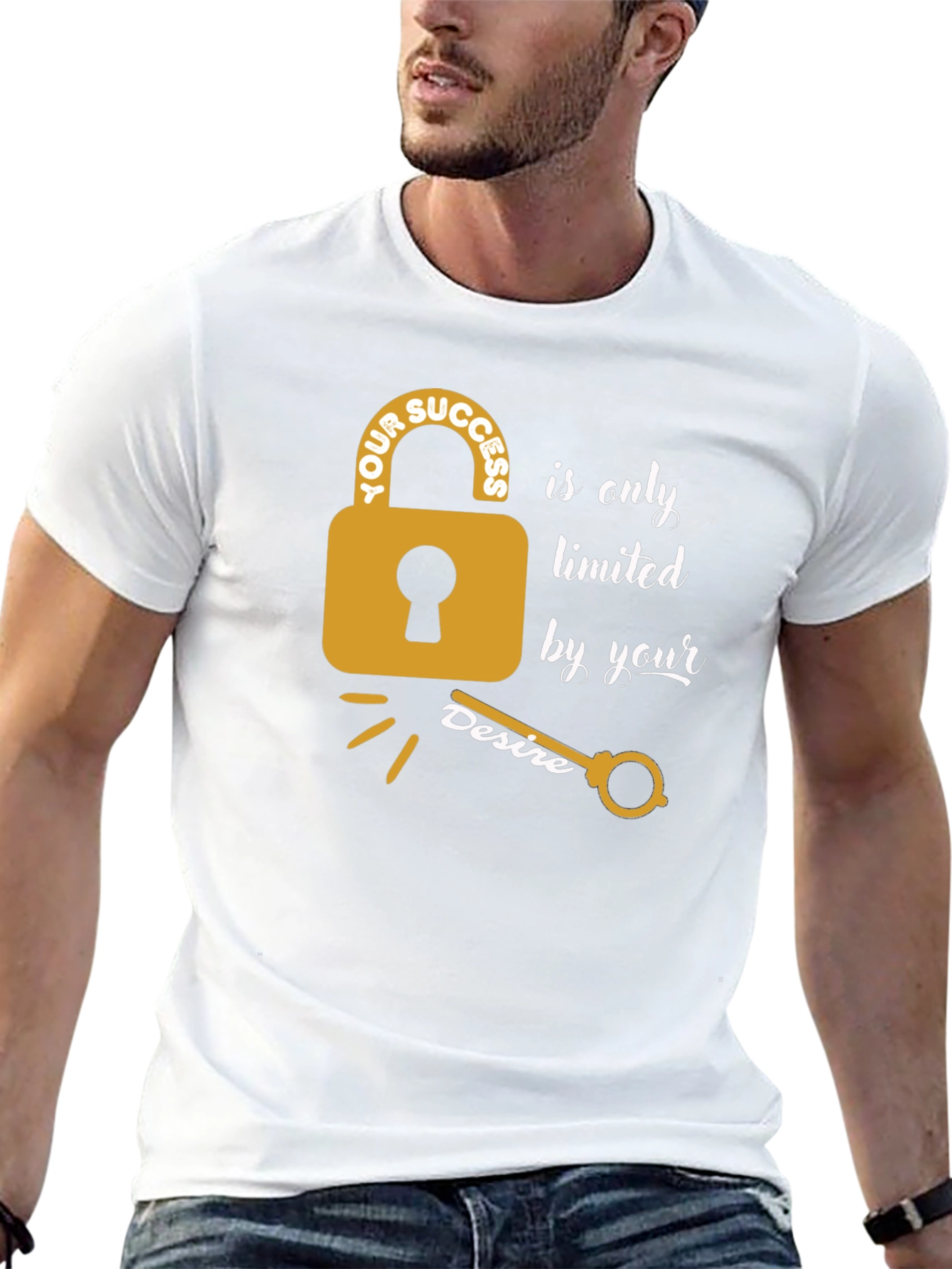 Unlock Your Potential T-Shirt - Motivational Design