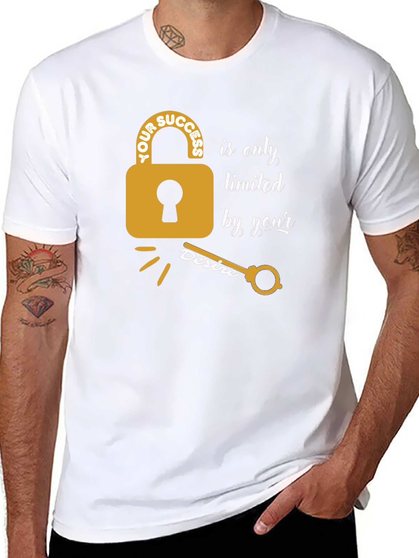 Unlock Your Potential T-Shirt - Motivational Design