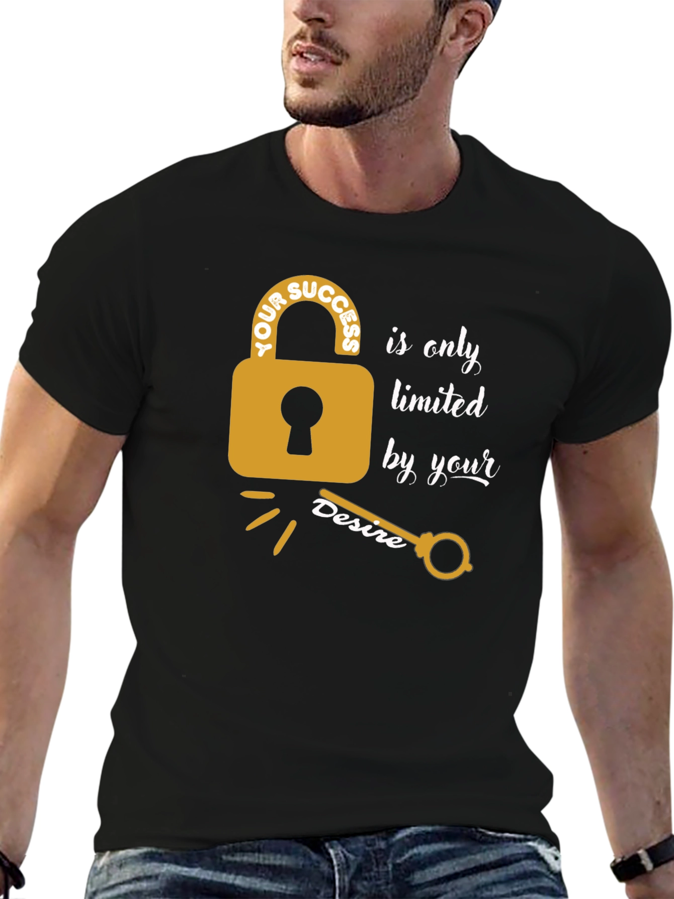 Unlock Your Potential T-Shirt - Motivational Design
