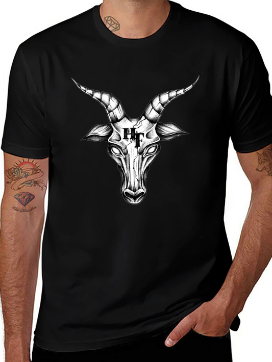 Baphomet Graphic Tee - Edgy Streetwear