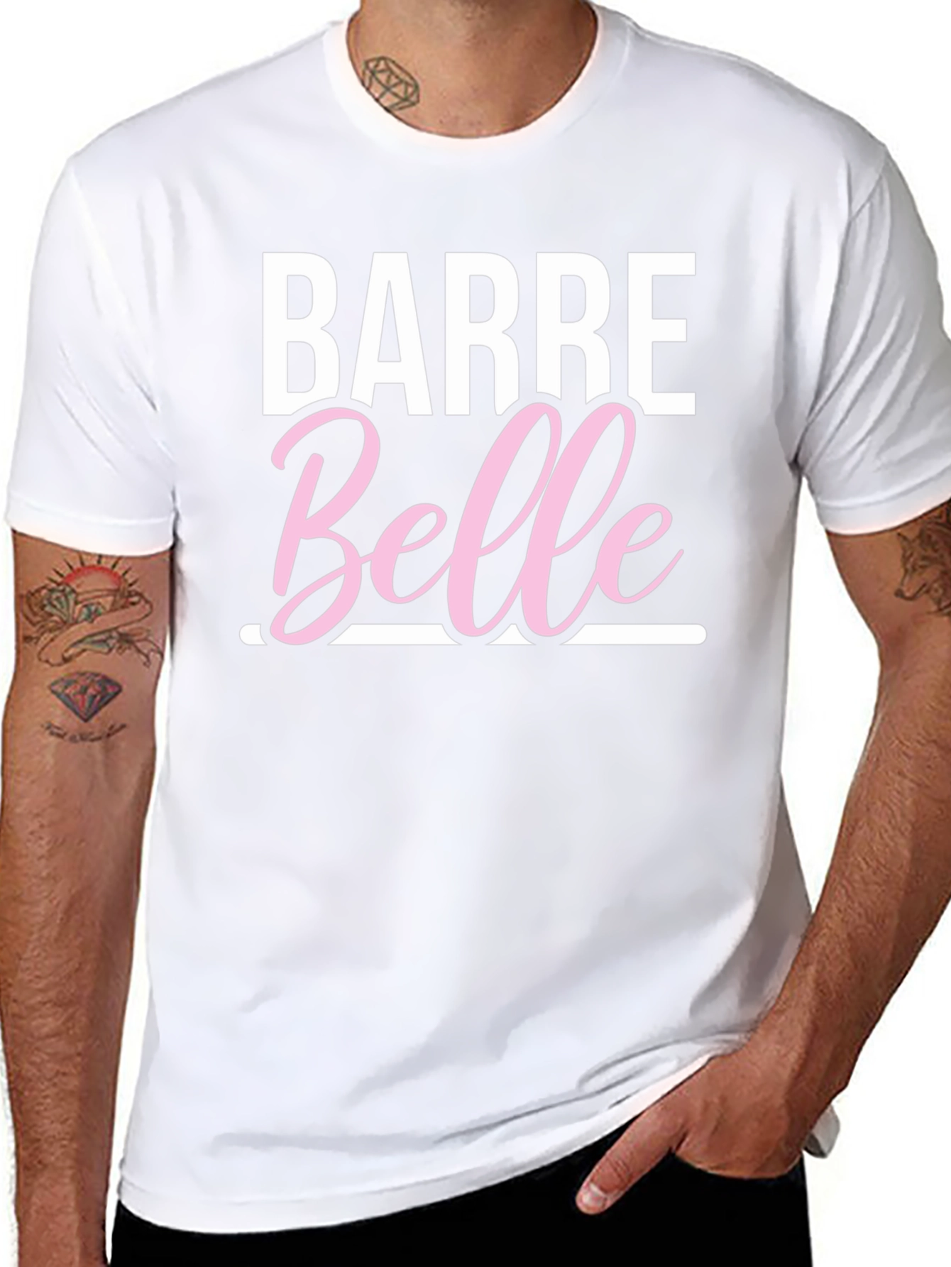 Barre Belle Black T-Shirt - Dance Fitness Apparel