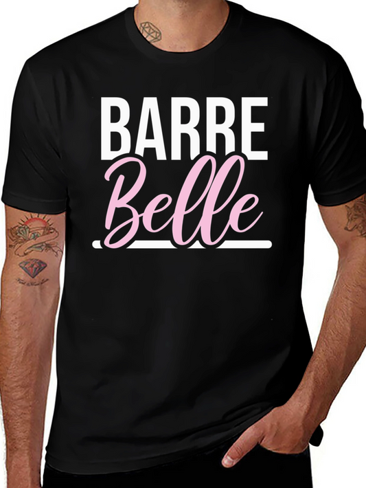 Barre Belle Black T-Shirt - Dance Fitness Apparel