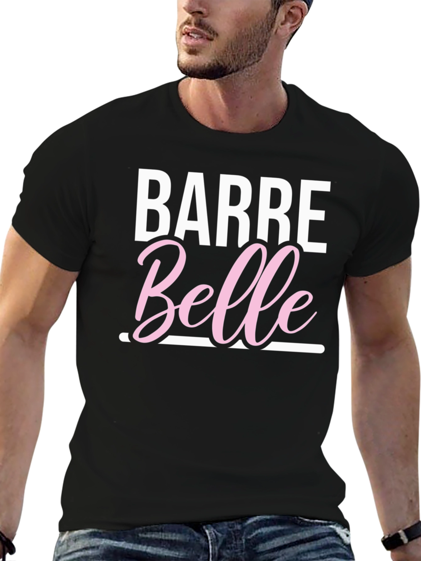 Barre Belle Black T-Shirt - Dance Fitness Apparel