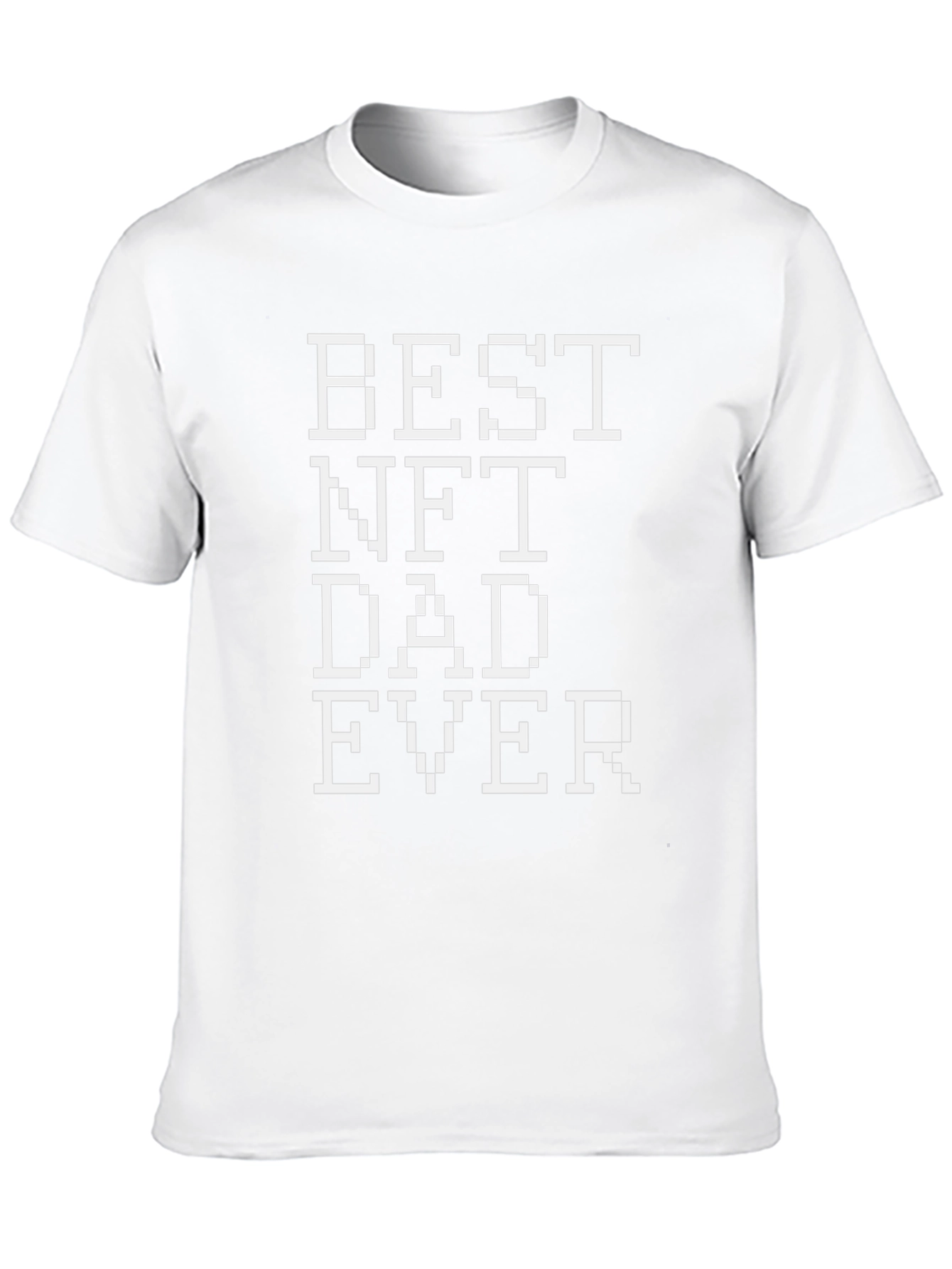 Best NFT Dad Ever Black Graphic Tee