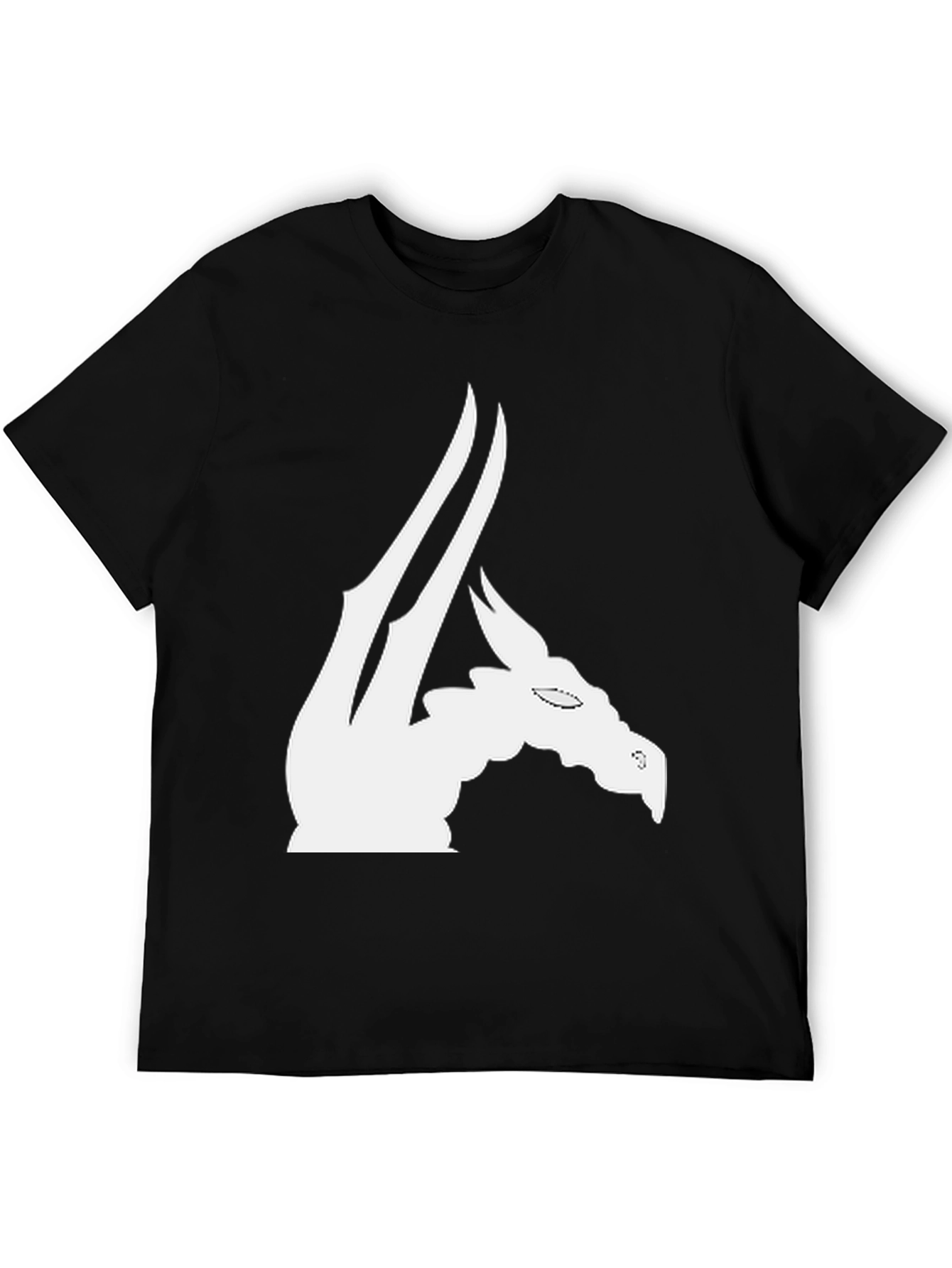 Dragon Head Graphic Tee - Black Casual Shirt