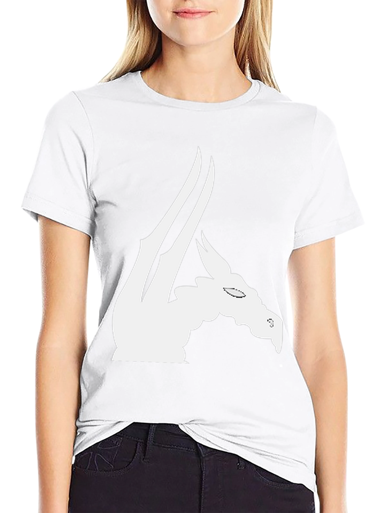 Dragon Head Graphic Tee - Black Casual Shirt