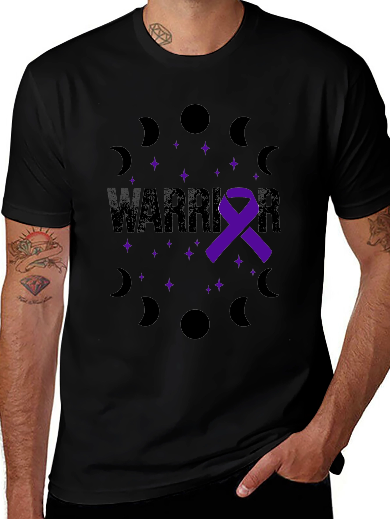 Warrior Ribbon Graphic Tee