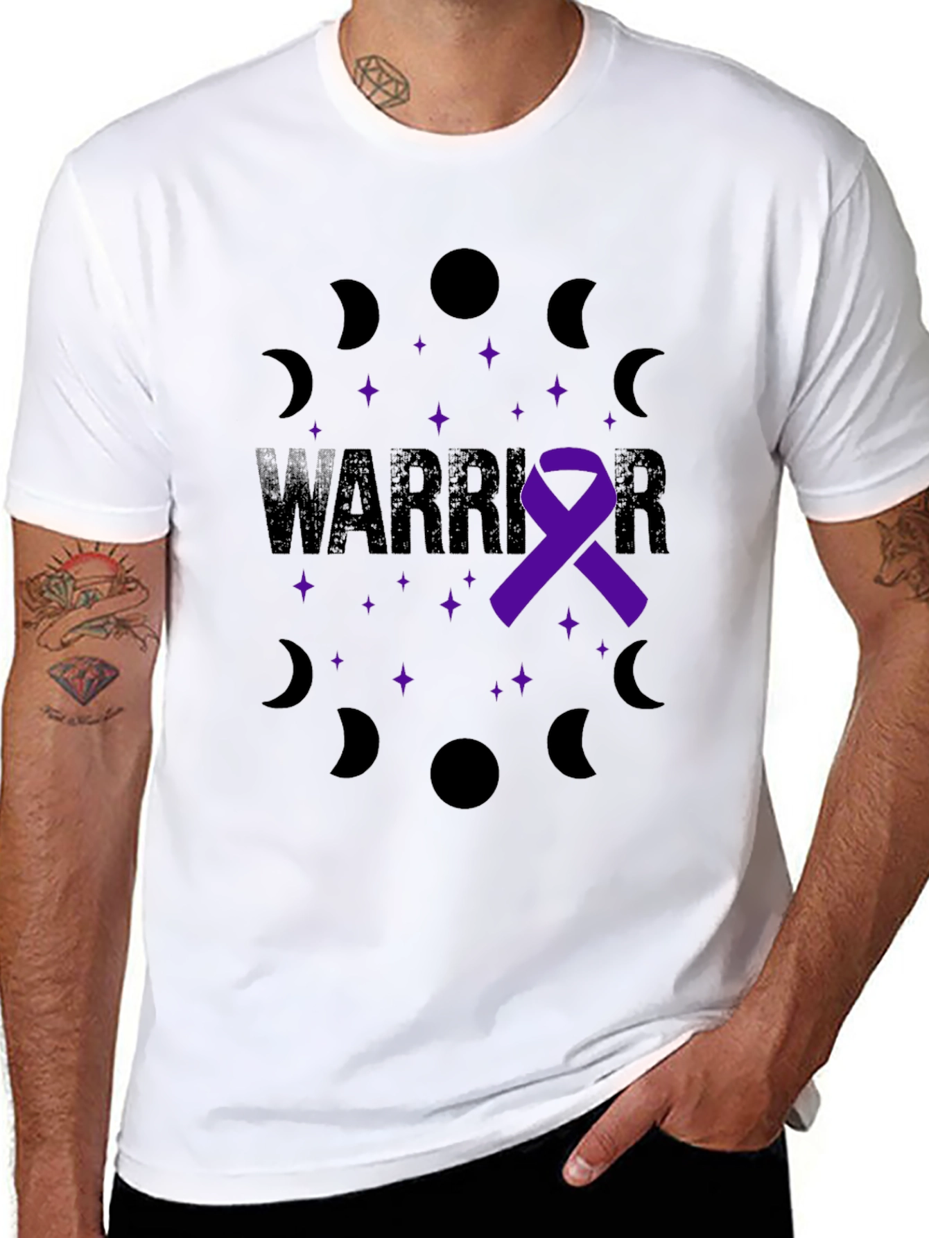 Warrior Ribbon Graphic Tee