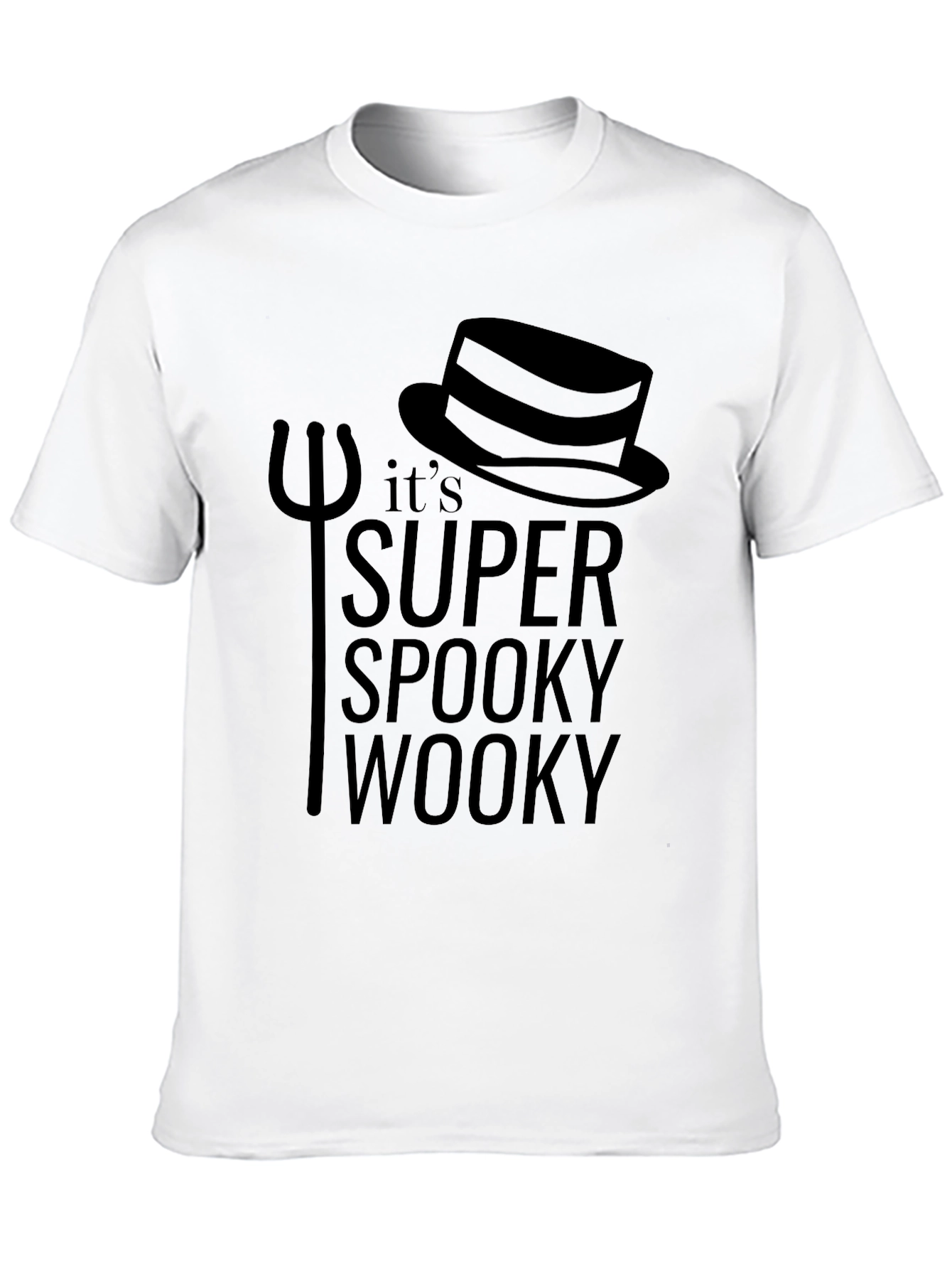 Super Spooky Wooky Black T-Shirt