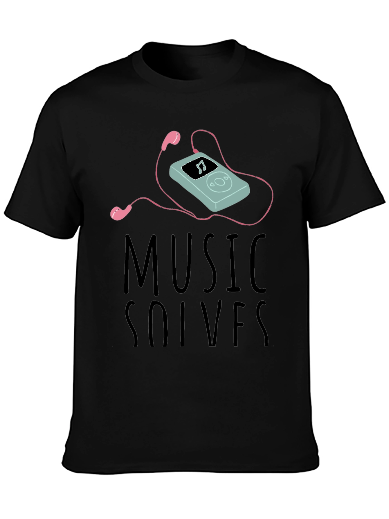 Music Solves T-Shirt - Cotton Blend - Cool Design