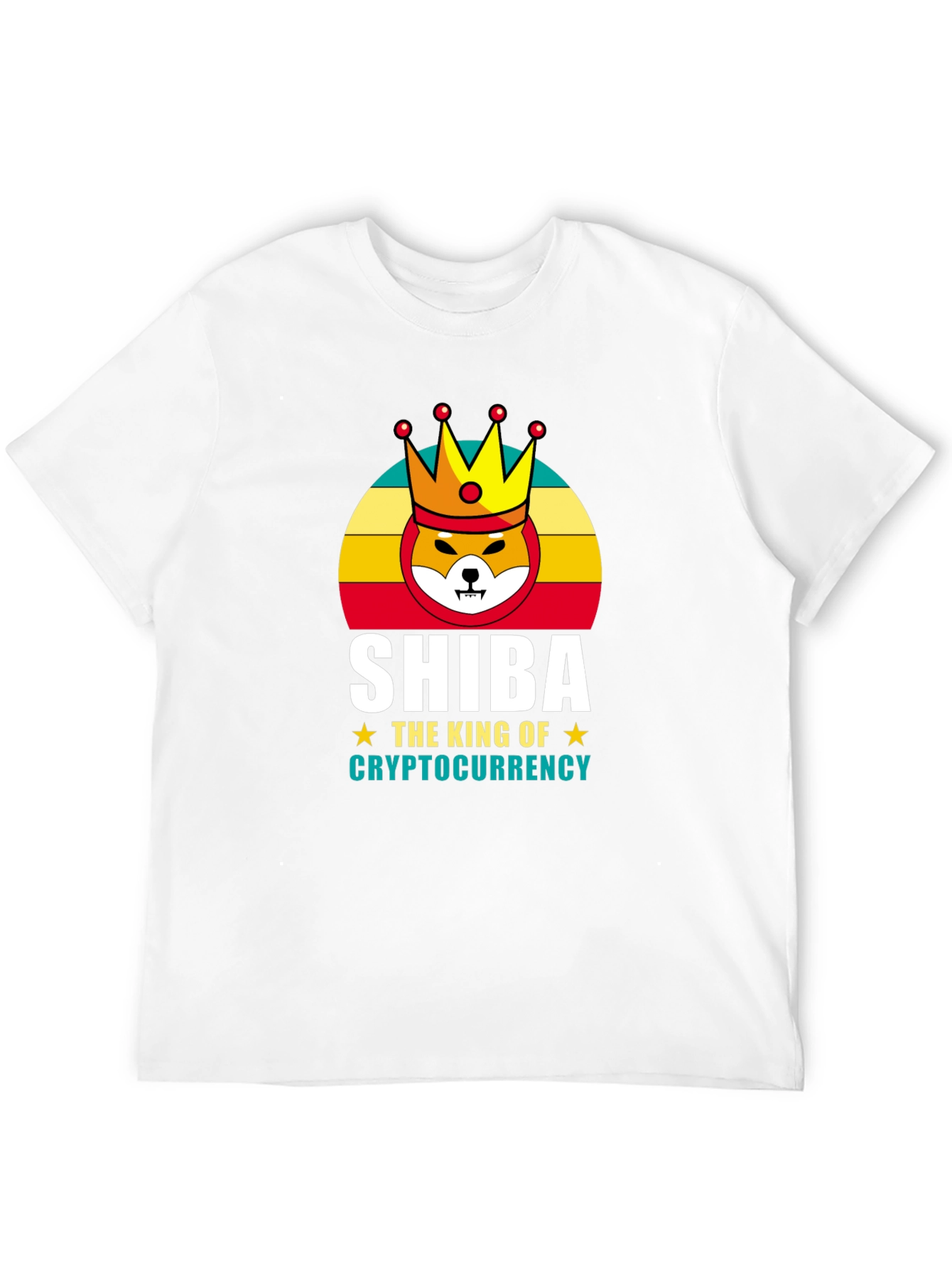 Shiba Cryptocurrency King Graphic T-Shirt