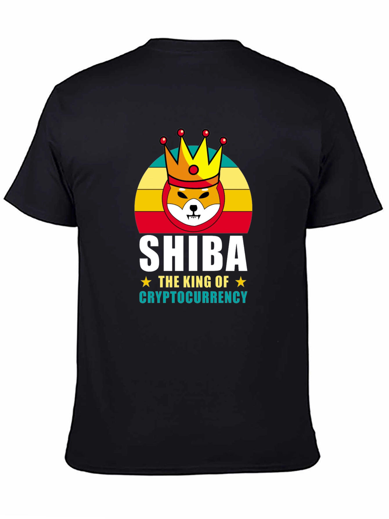Shiba Cryptocurrency King Graphic T-Shirt