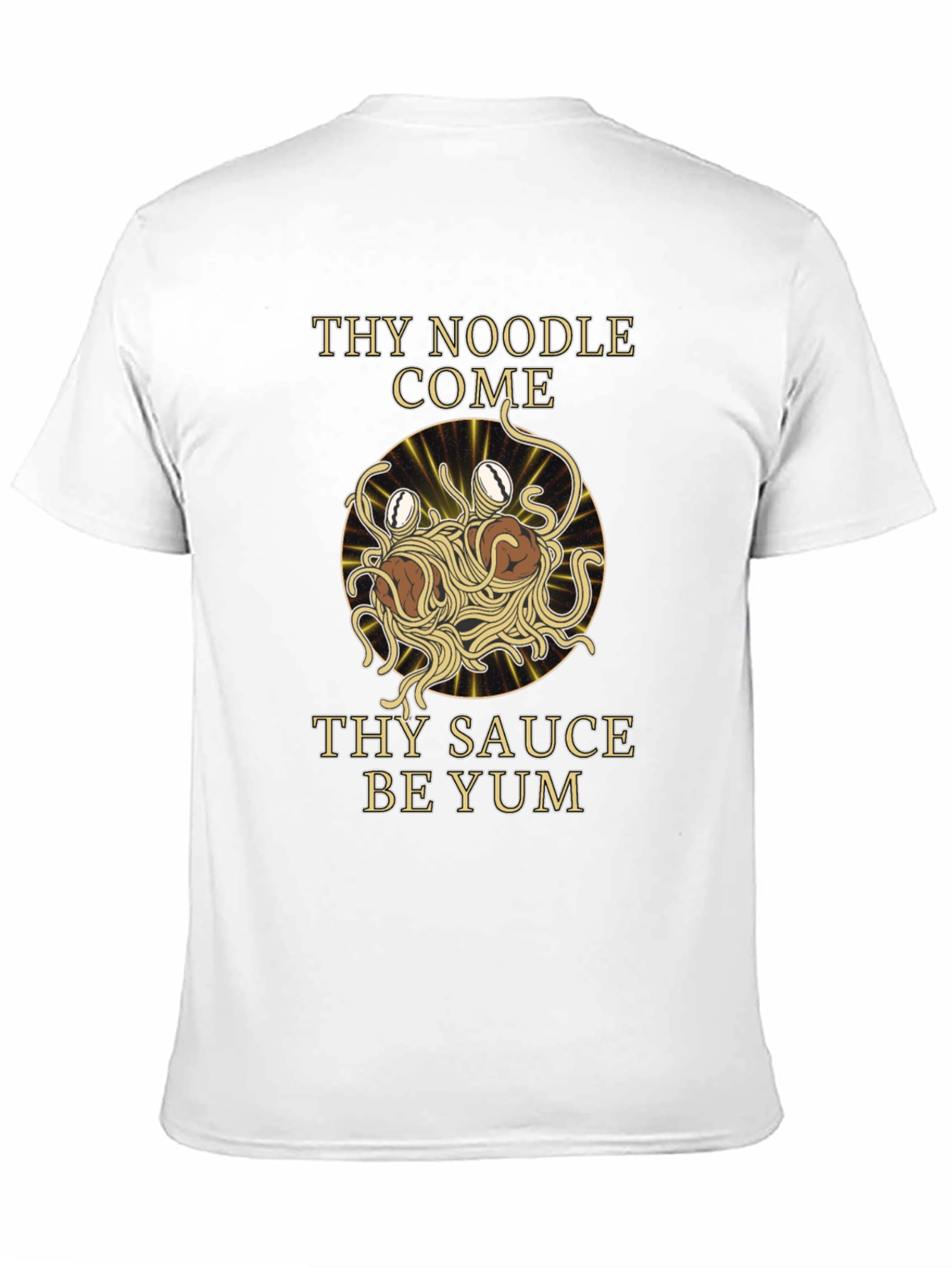 Flying Spaghetti Monster T-Shirt - Thy Noodle Come