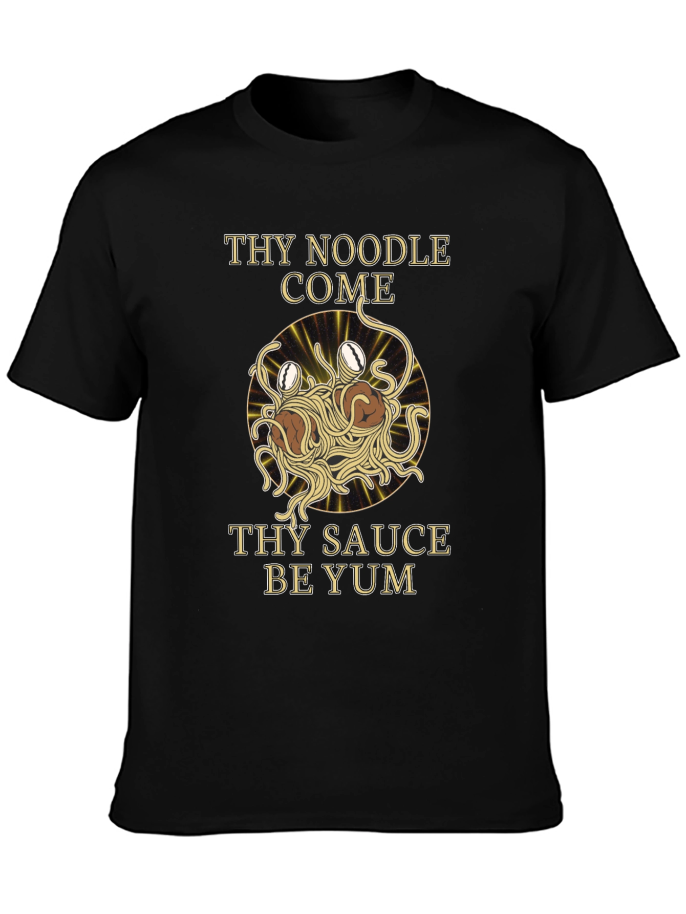 Flying Spaghetti Monster T-Shirt - Thy Noodle Come
