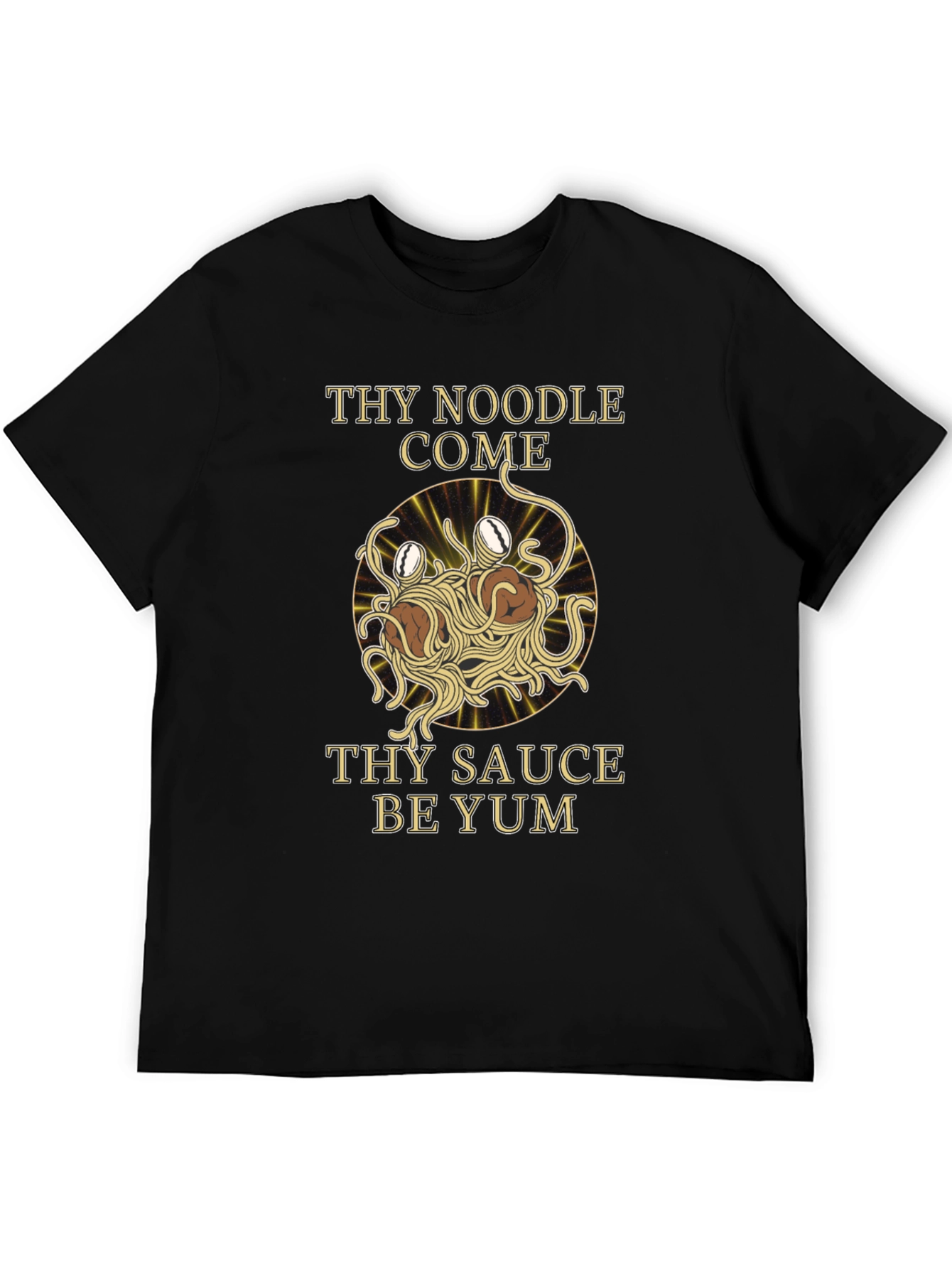 Flying Spaghetti Monster T-Shirt - Thy Noodle Come