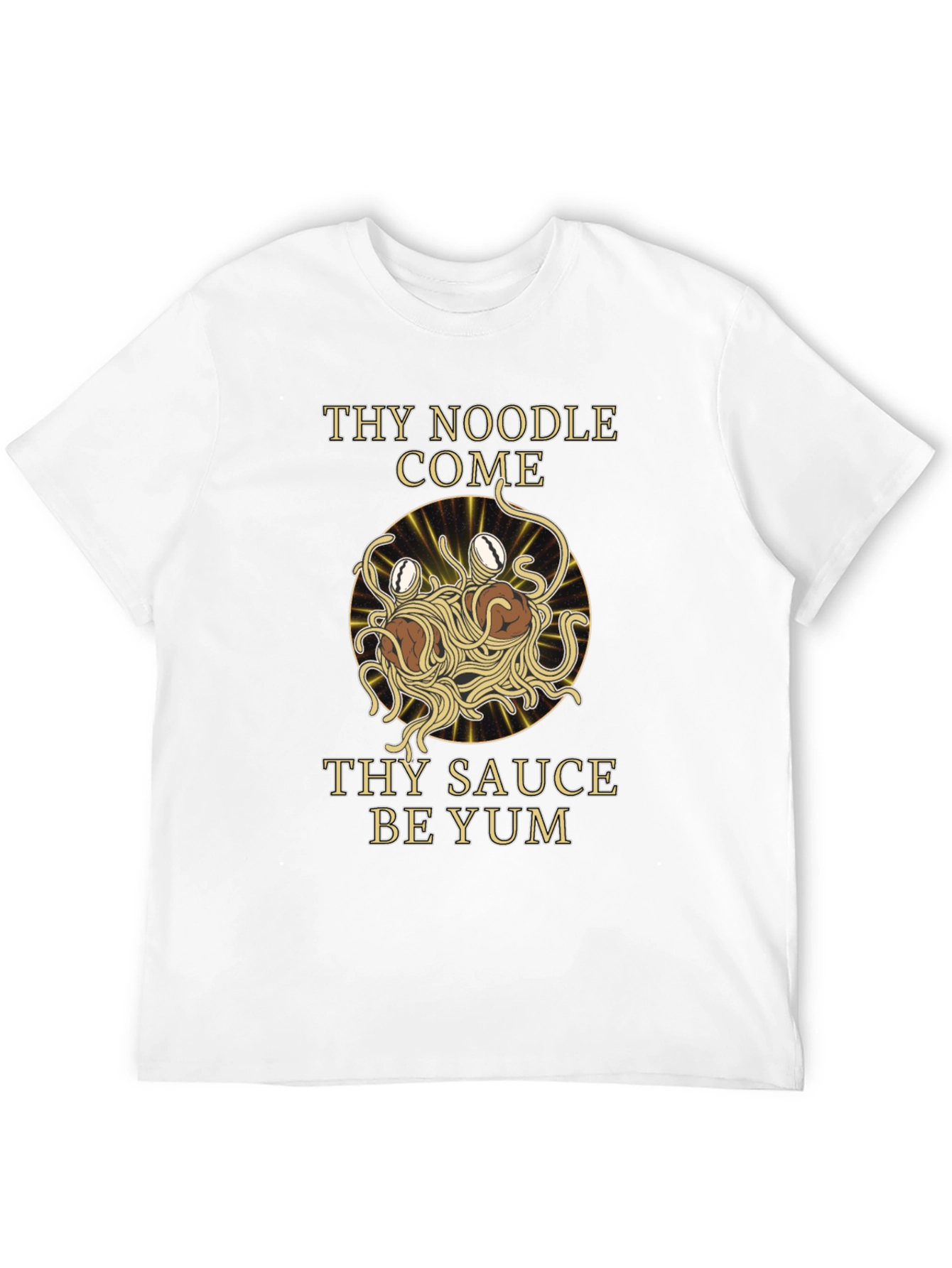 Flying Spaghetti Monster T-Shirt - Thy Noodle Come