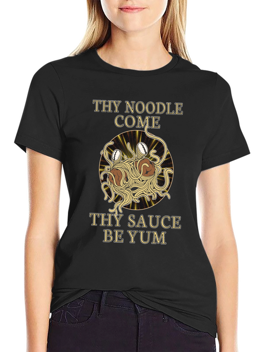 Flying Spaghetti Monster T-Shirt - Thy Noodle Come