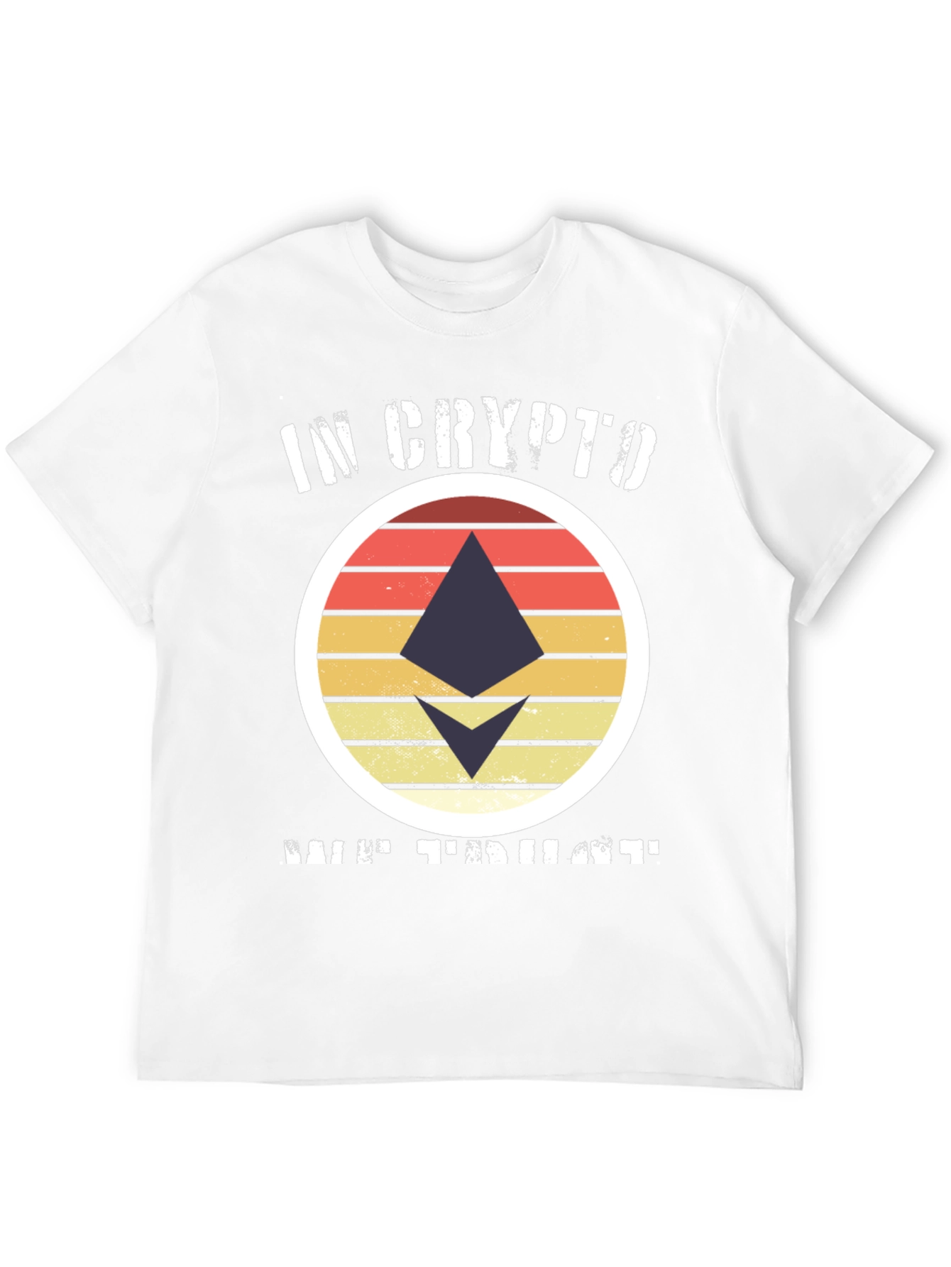 In Crypto We Trust Ethereum Black T-Shirt