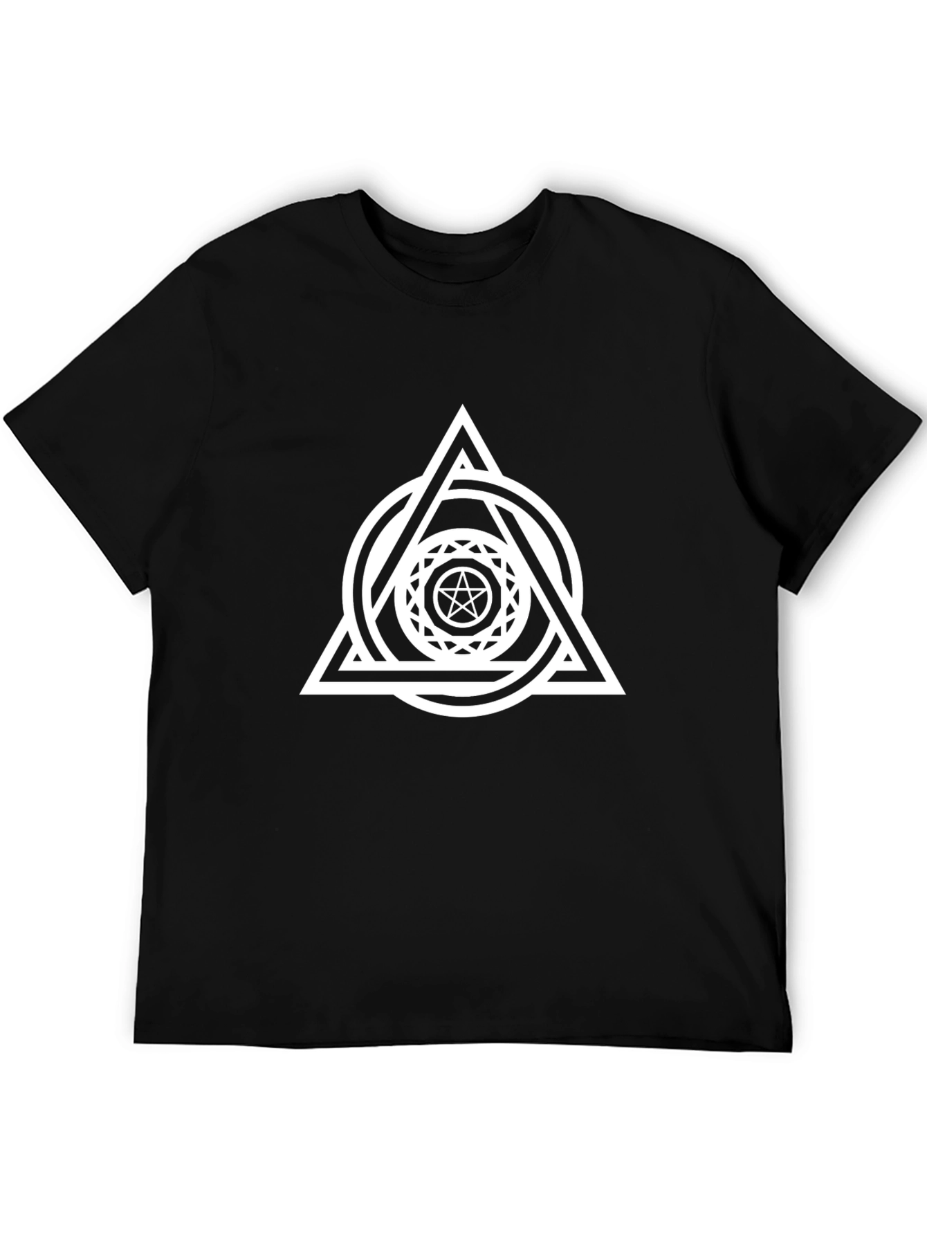 Occult Symbol Graphic Tee - Black