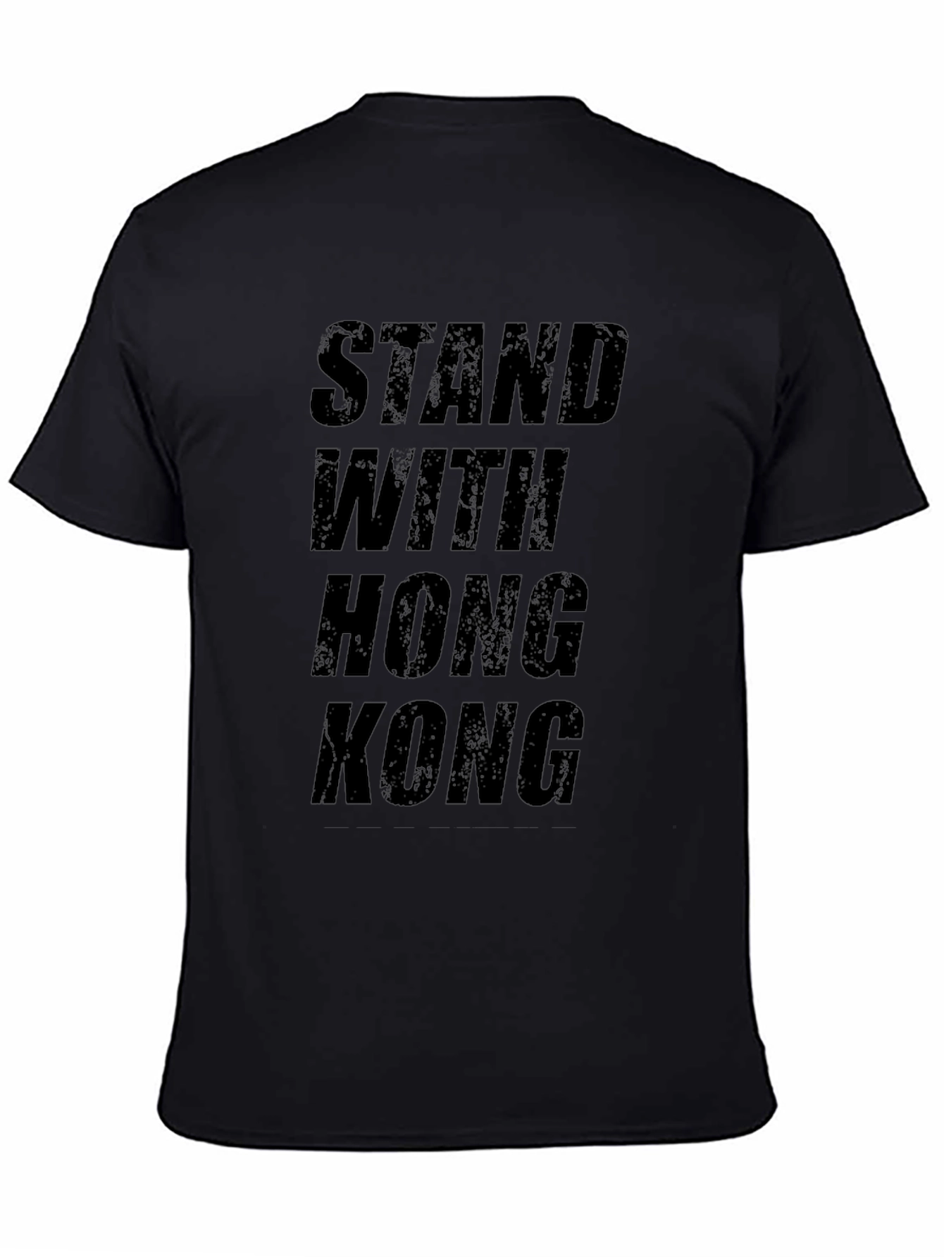 Stand With Hong Kong Black Graphic Tee