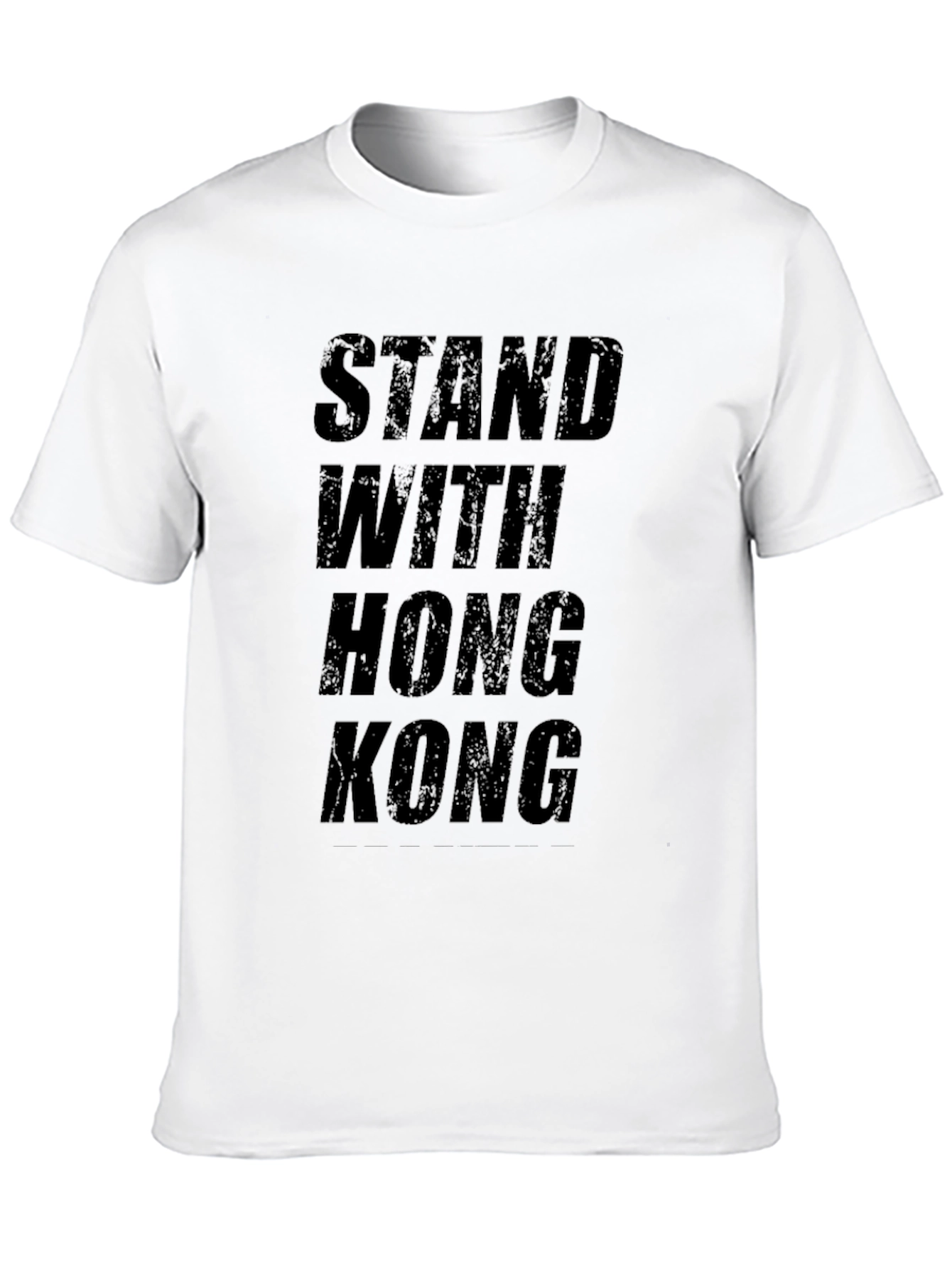 Stand With Hong Kong Black Graphic Tee