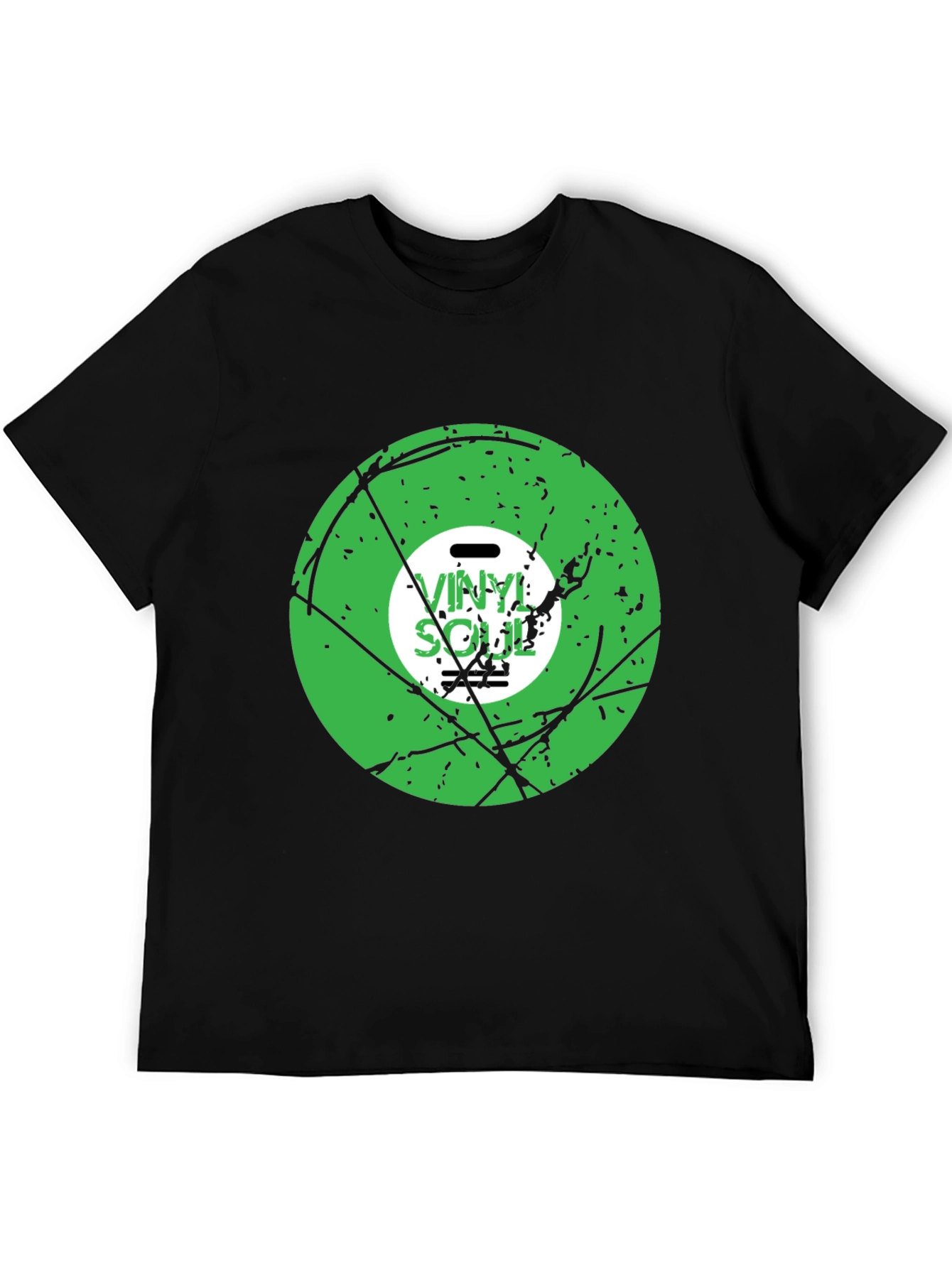 Vinyl Soul Black Graphic Tee