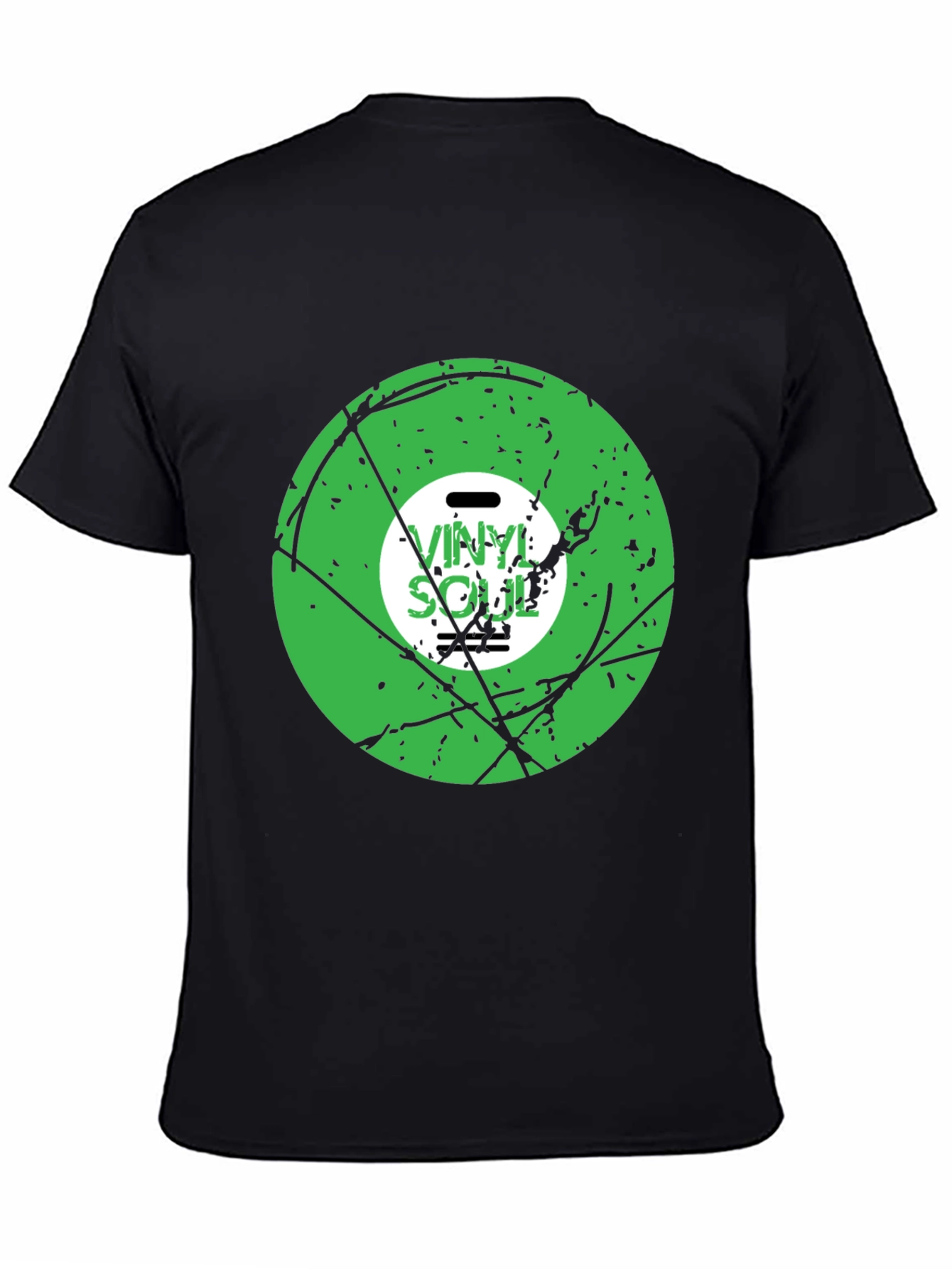 Vinyl Soul Black Graphic Tee