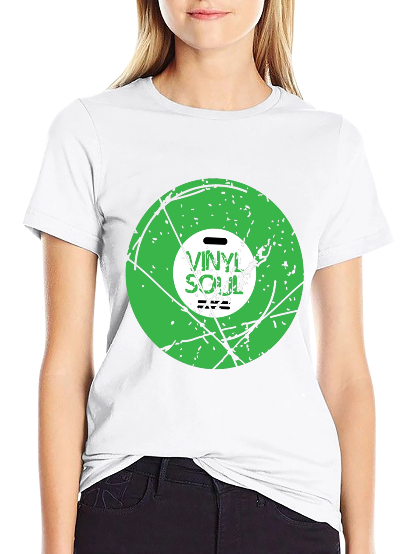 Vinyl Soul Black Graphic Tee