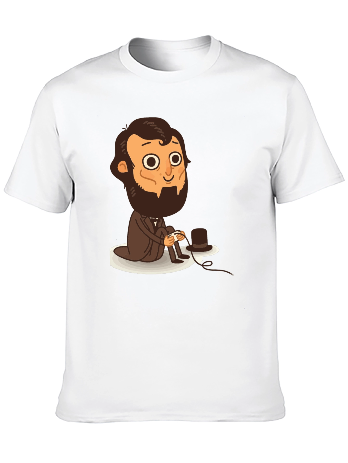 Gamer Lincoln T-Shirt - Presidential Gaming Tee