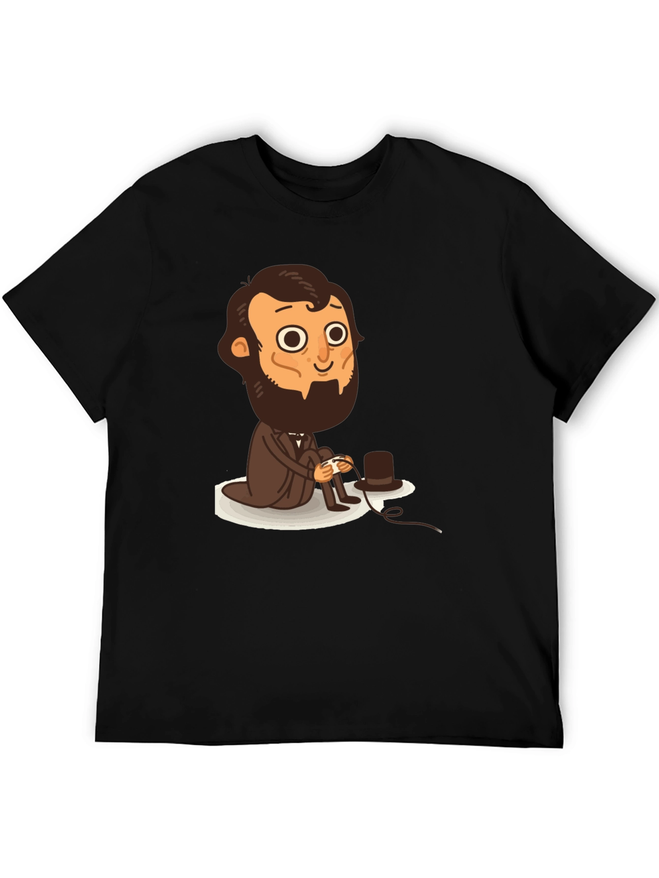 Gamer Lincoln T-Shirt - Presidential Gaming Tee