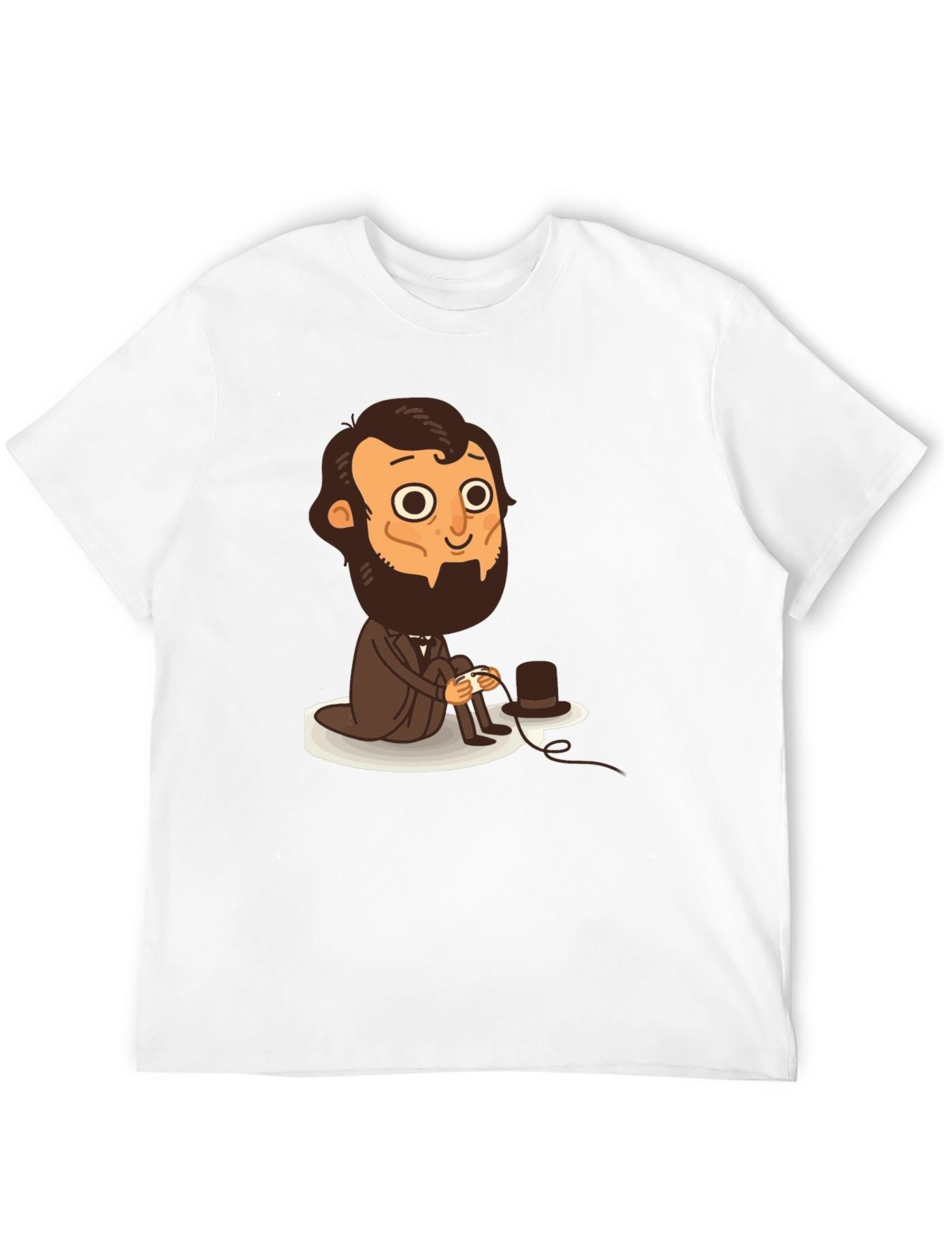 Gamer Lincoln T-Shirt - Presidential Gaming Tee