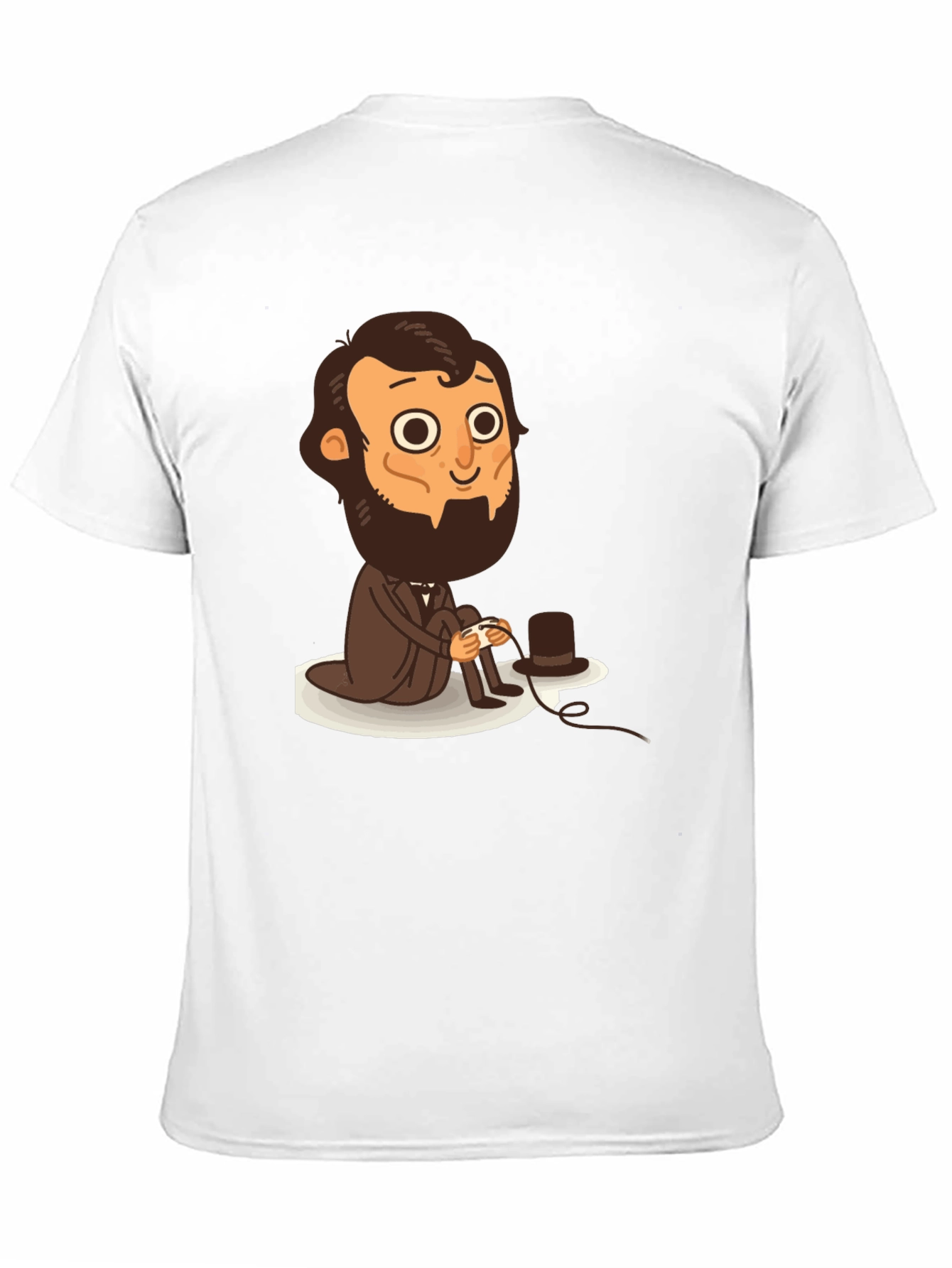 Gamer Lincoln T-Shirt - Presidential Gaming Tee