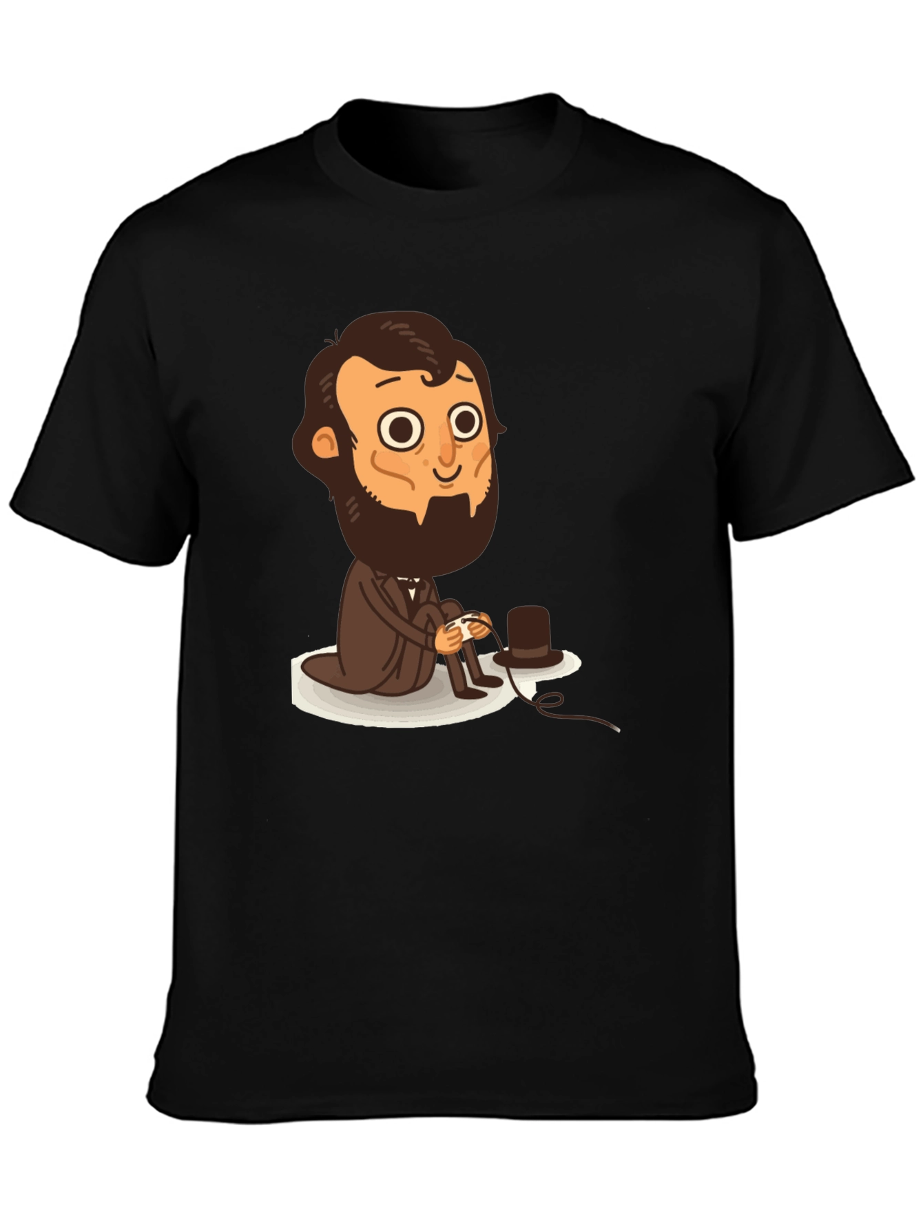 Gamer Lincoln T-Shirt - Presidential Gaming Tee